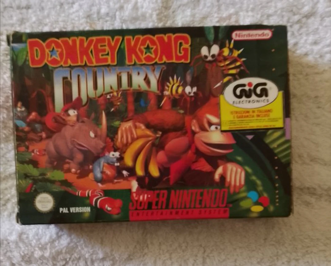 Nintendo - Snes - Donkey Kong Country Pal Nintendo Snes...
