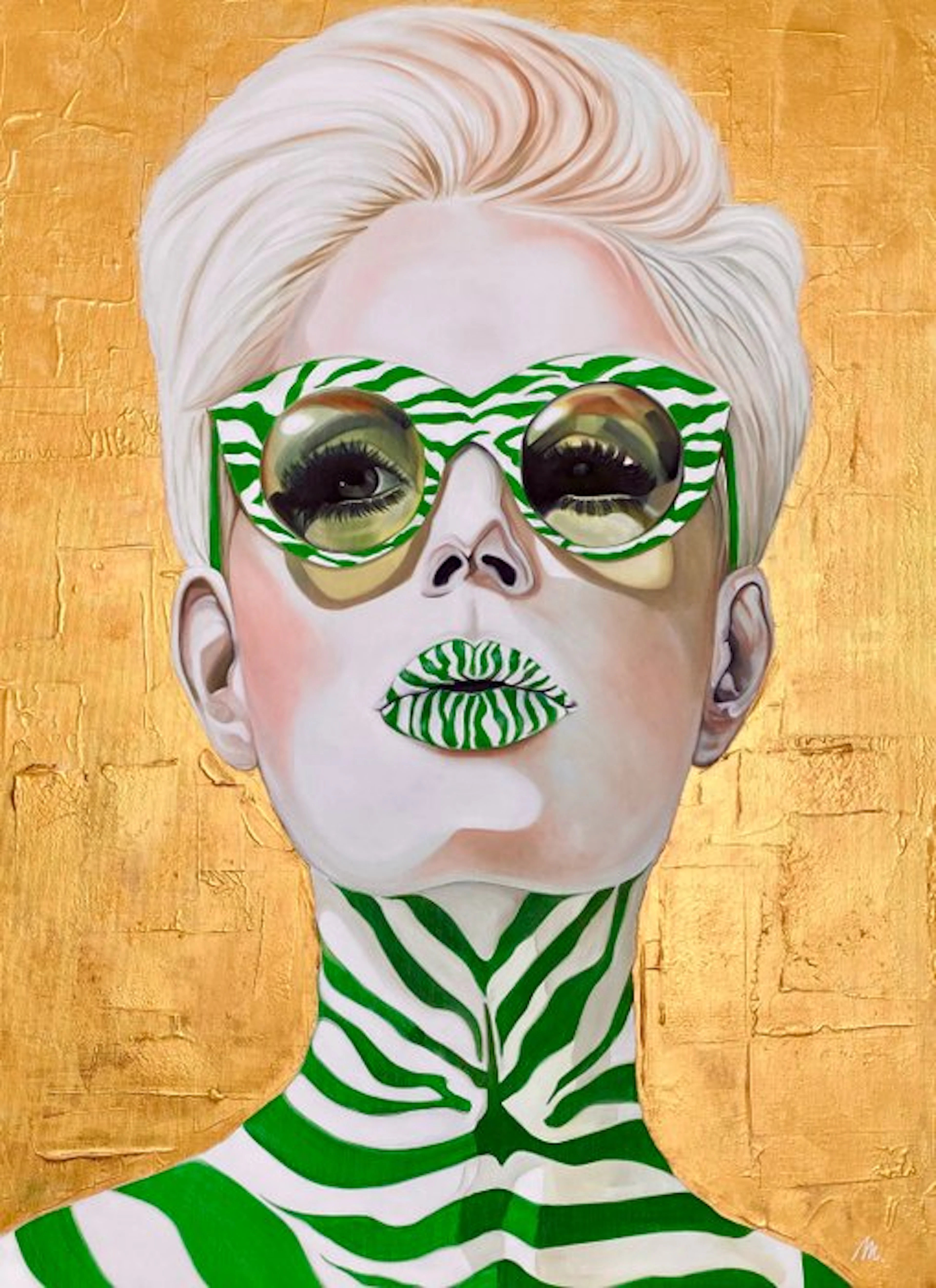 Marcela Medvedikova - " EMERALD ZEBRA GLAM"