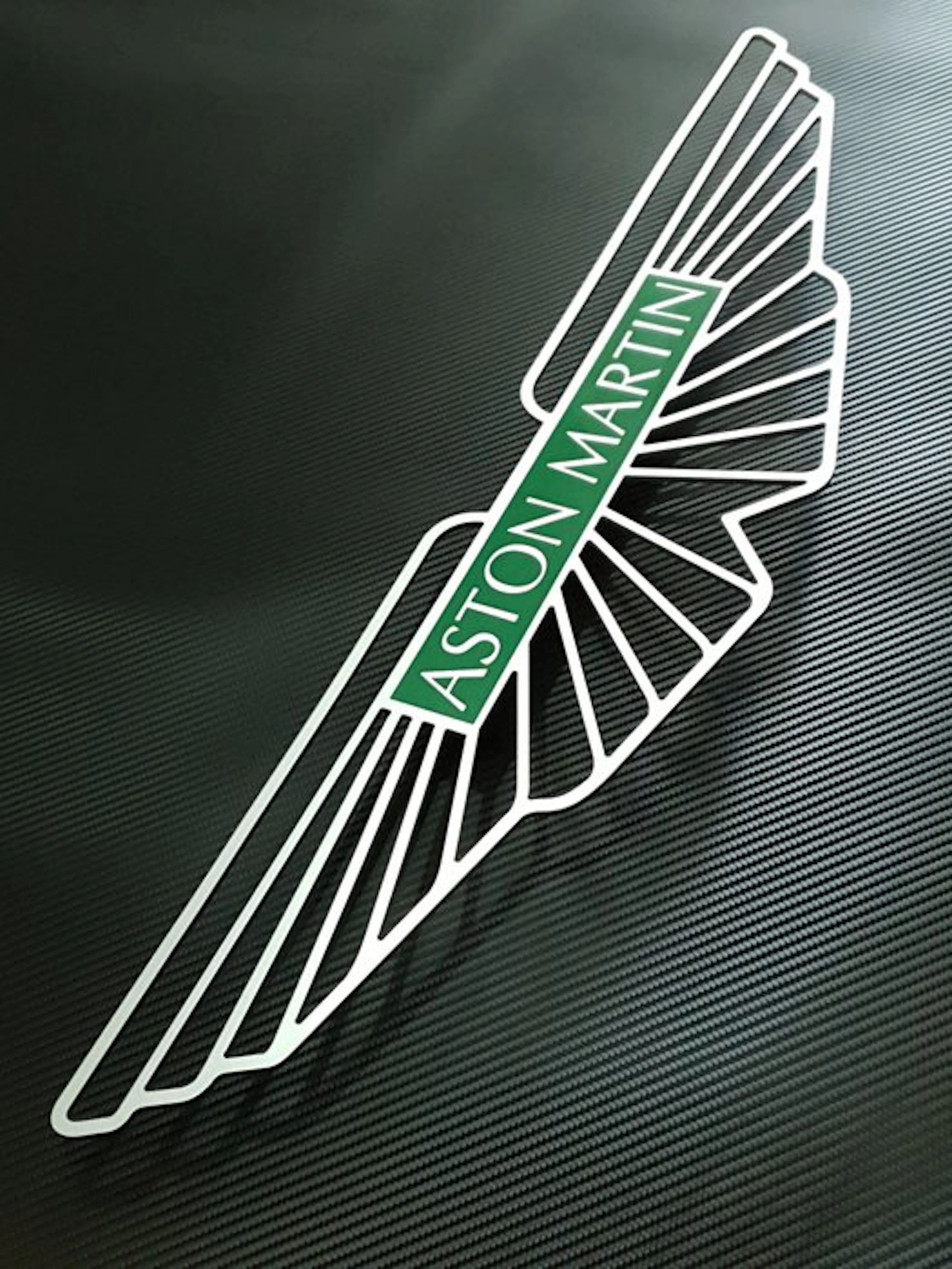 Emblem - Aston Martin - Wall logo Aluminium*- XL Size