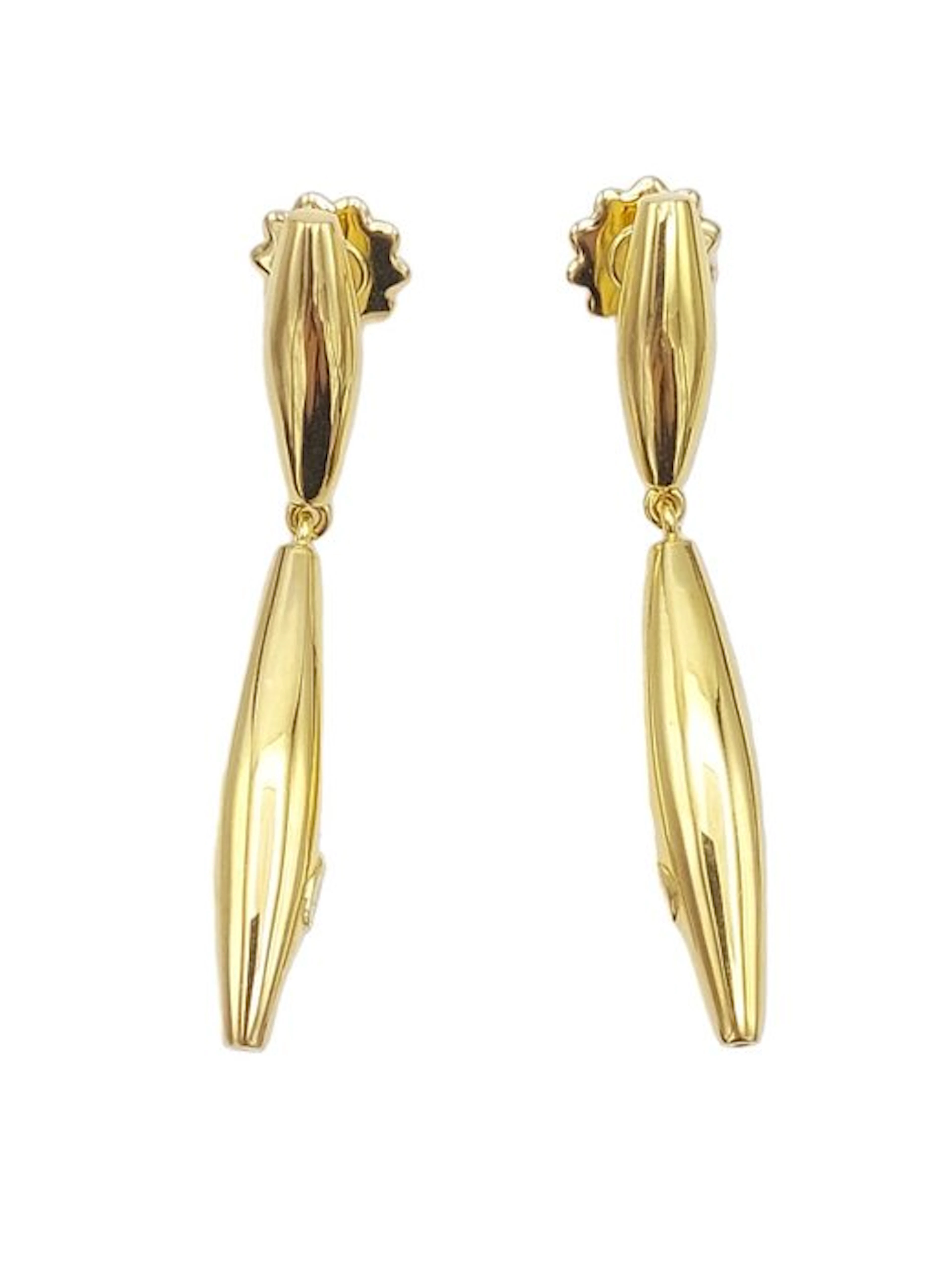Earrings - 18 kt. Yellow gold
