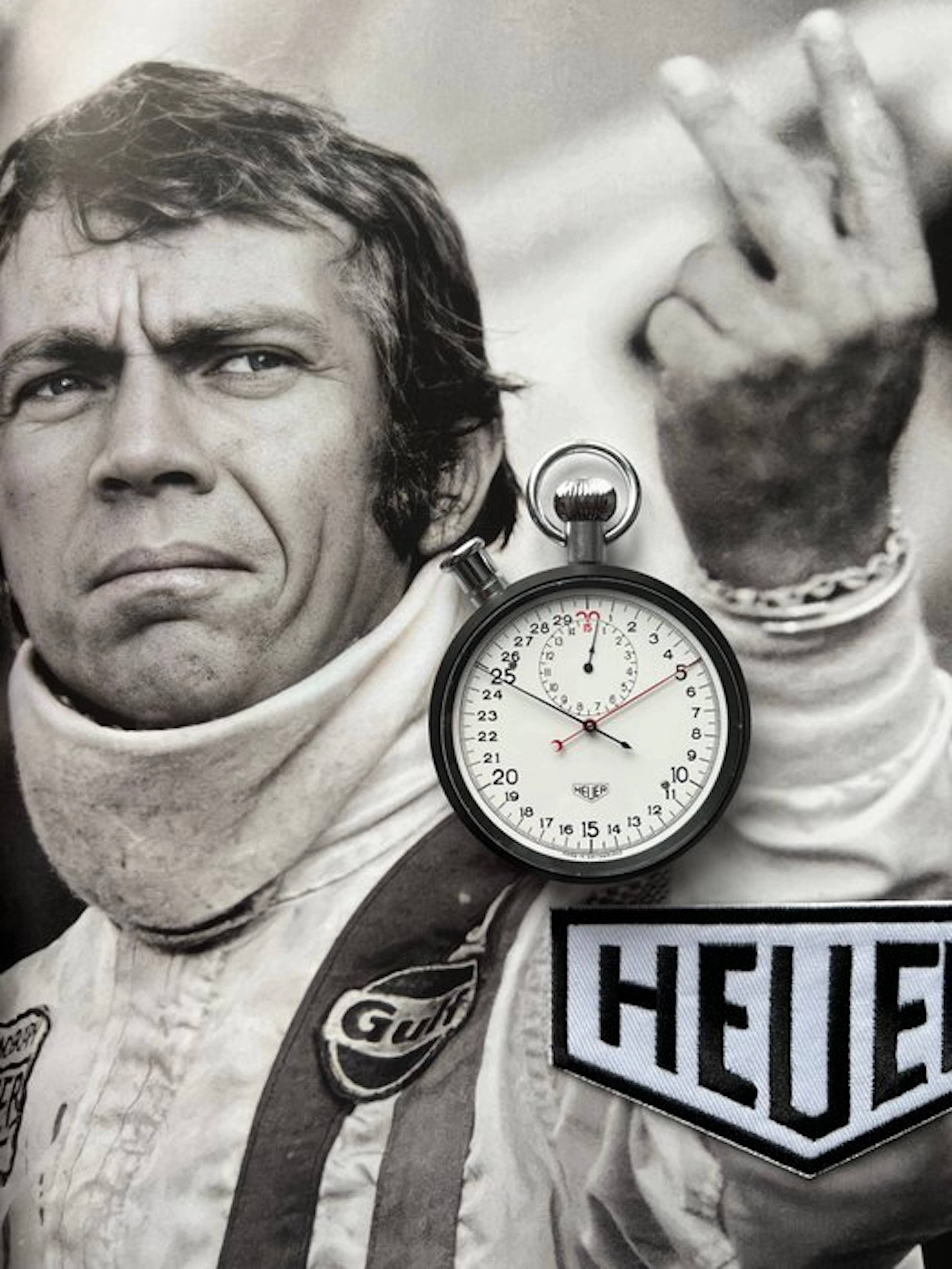 Heuer - Rattrapante stopwatch - Valjoux 57 - Ref. 550/22” - 1960-1969