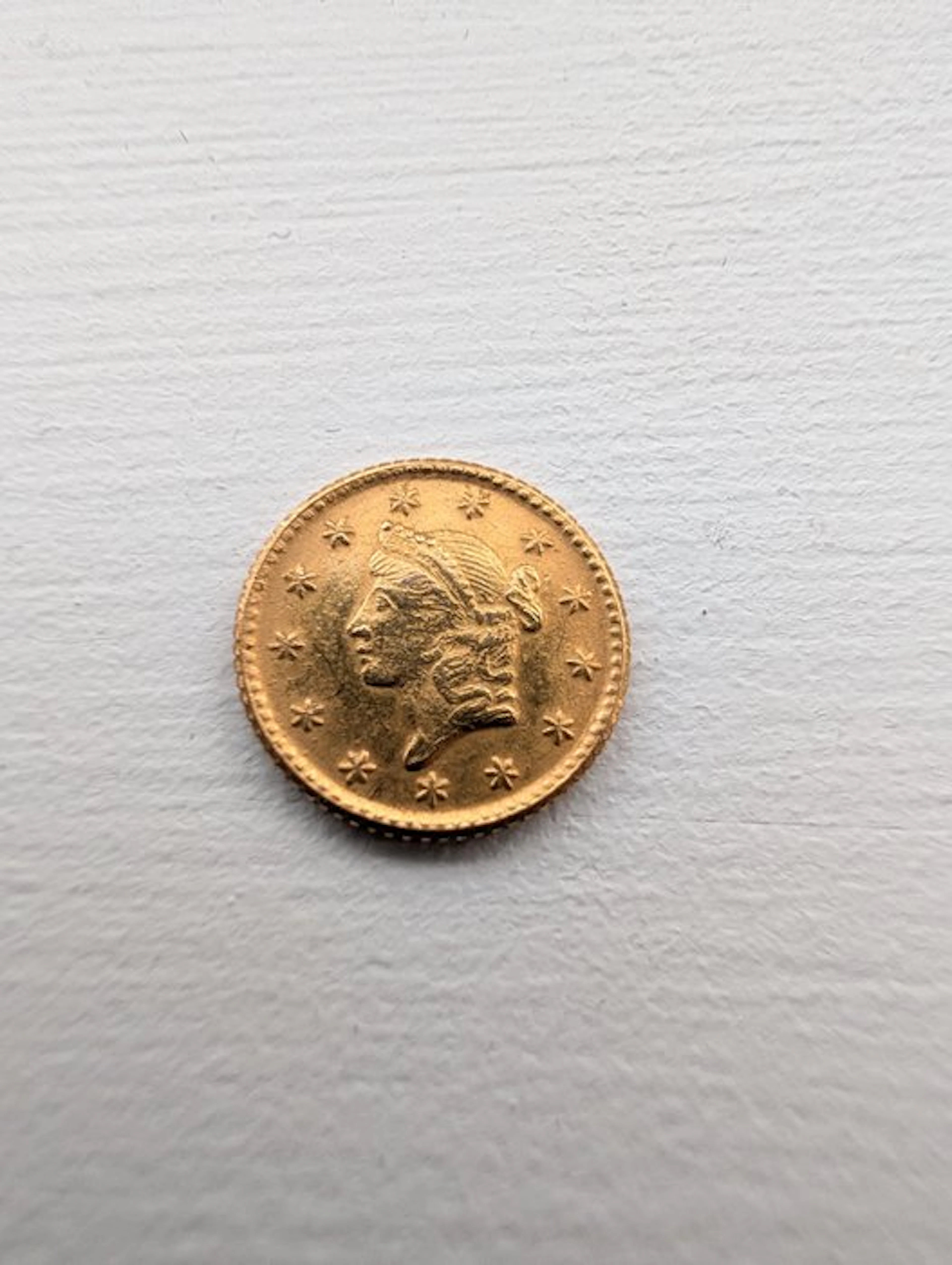 United States. 1 Dollar 1853 Liberty Head. Restrike