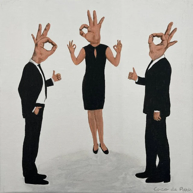 Coco de Paris - Okey-Dokey sur toile