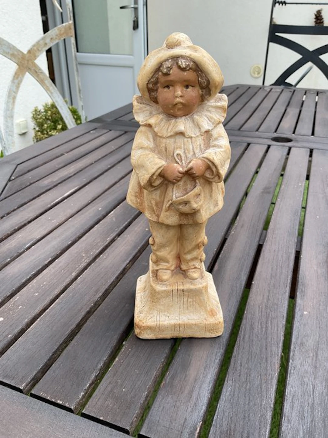 aristide de ranieri - Statuette, Enfant au masque - 24 cm - Terracotta - 1930