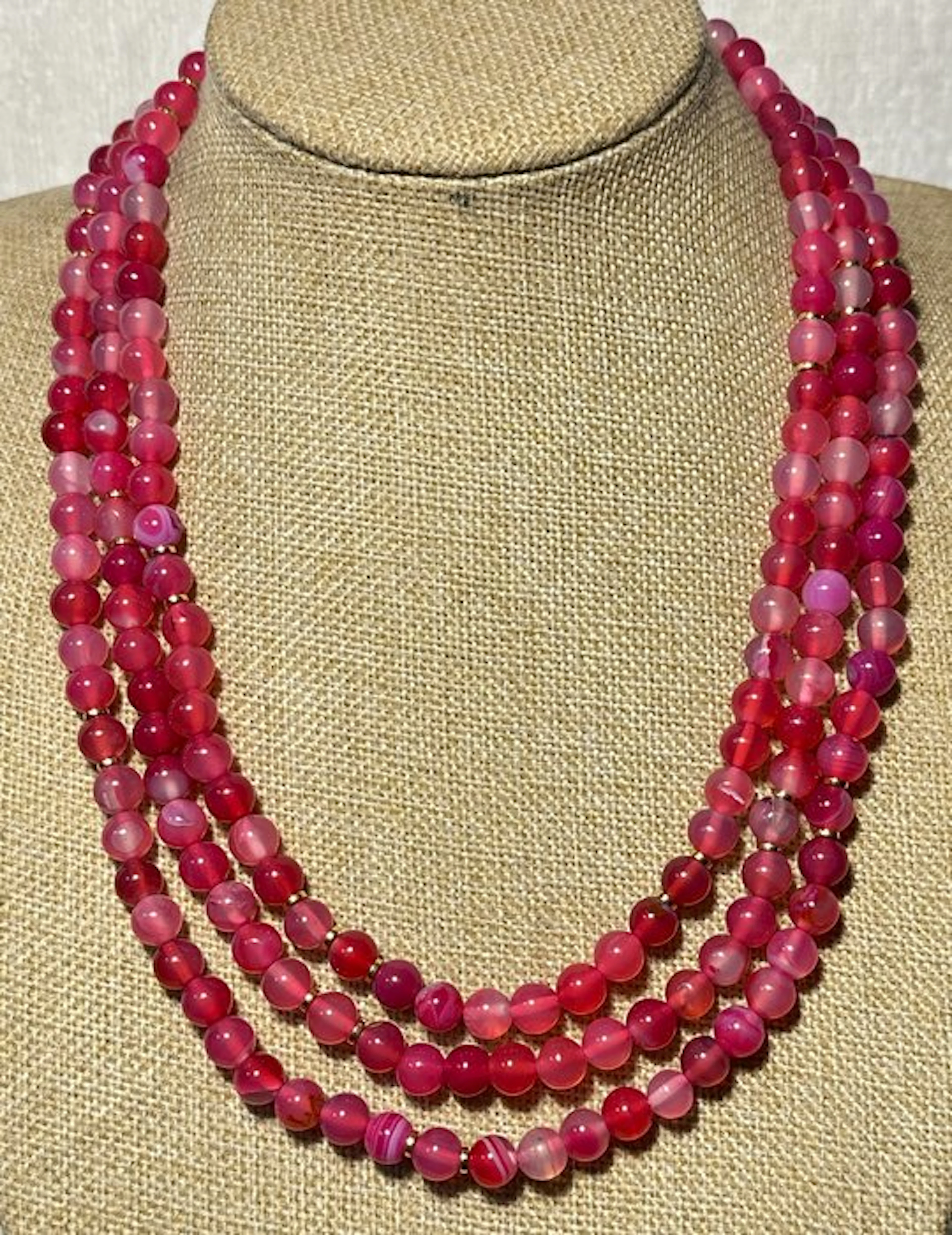 Natural pink Brazilian agate