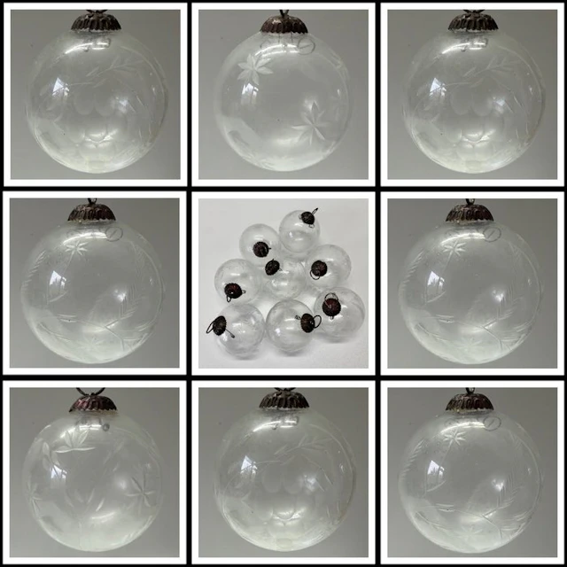 Christmas decoration (8) - Antique Christmas Balls / Witch Balls - Glass, Metal