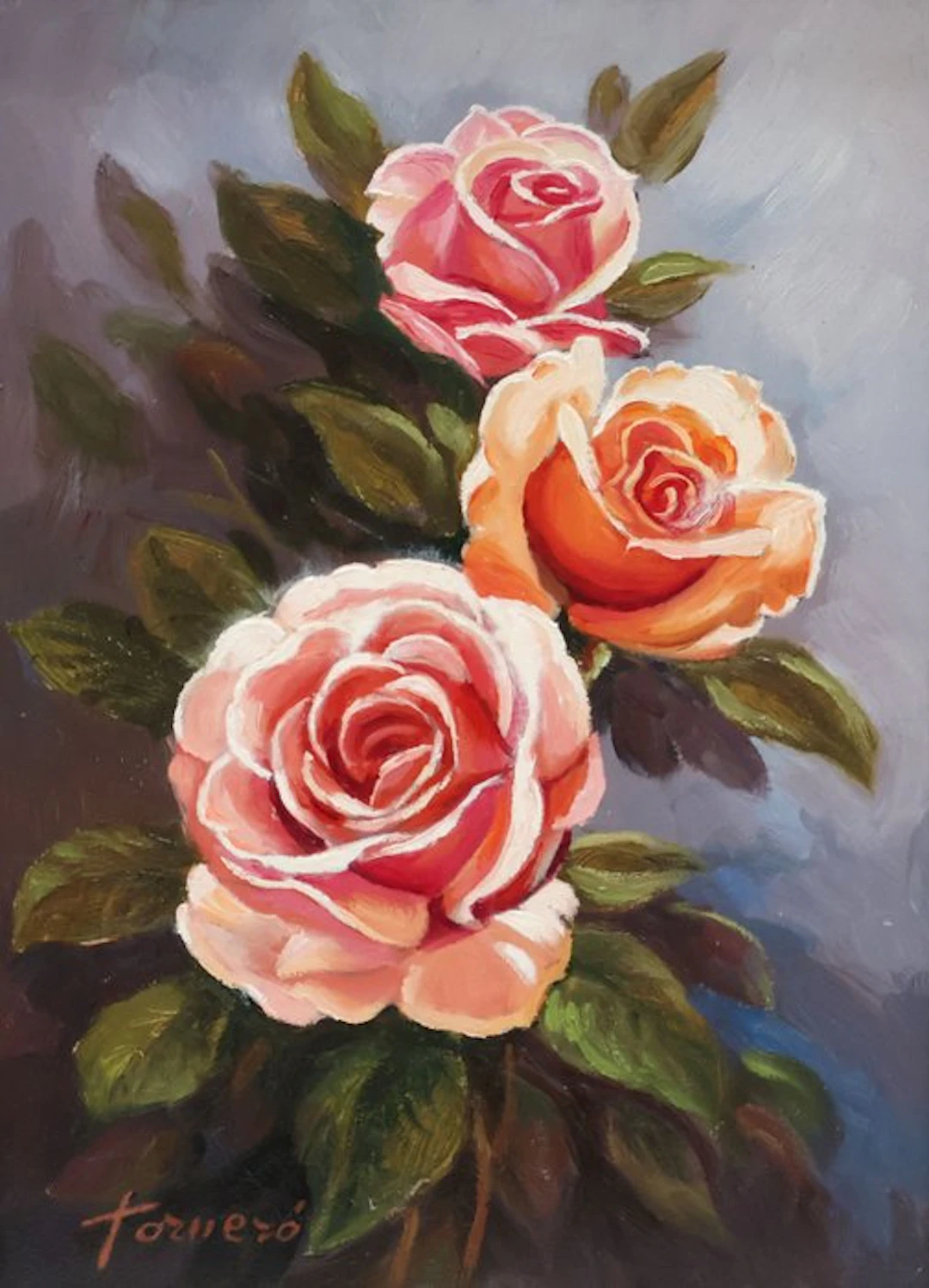 Francesc Torneró Gómez (1936) - Composición con rosas
