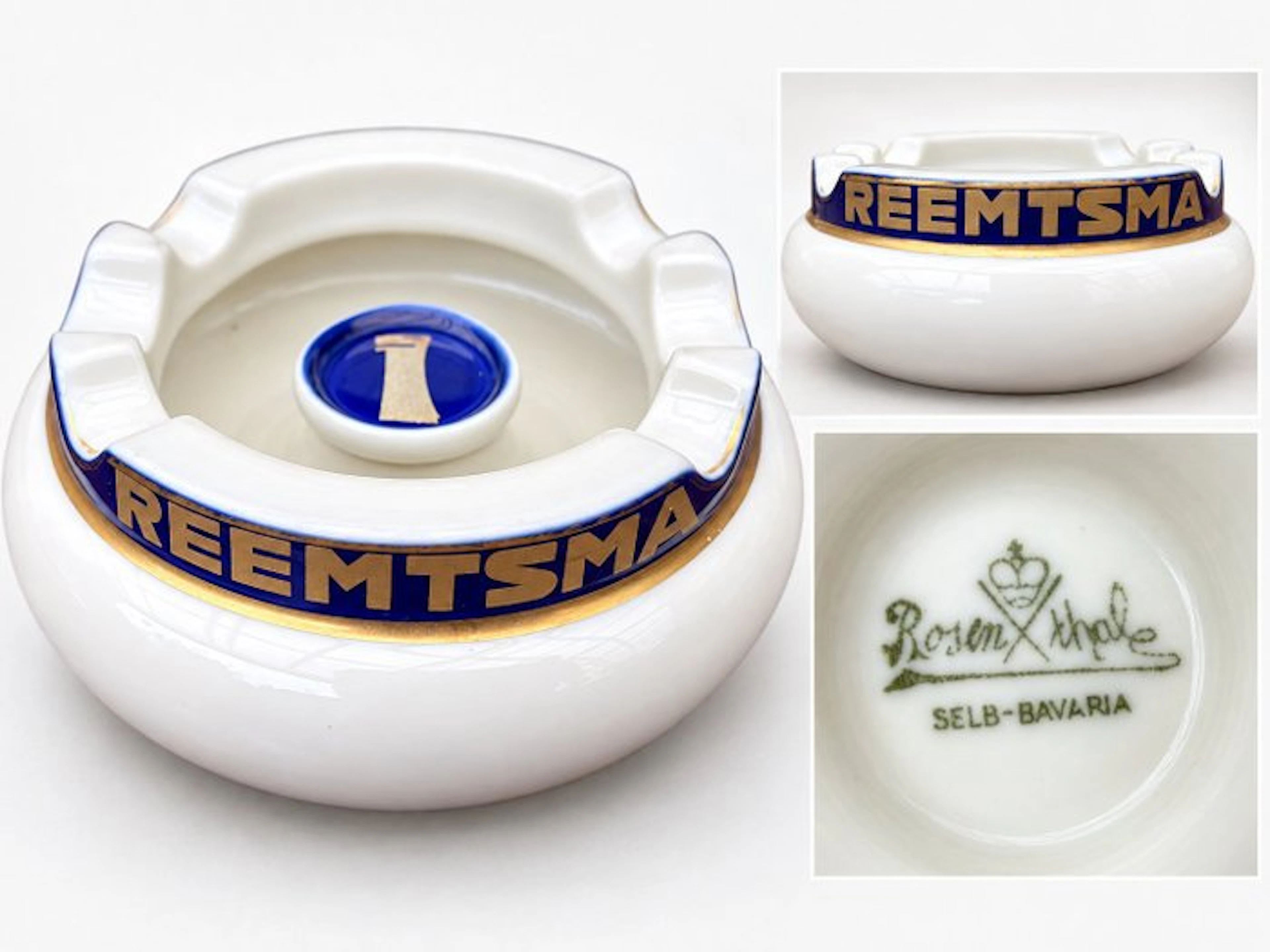 Rosenthal - Ashtray - Reemtsma – cendrier publicitaire...