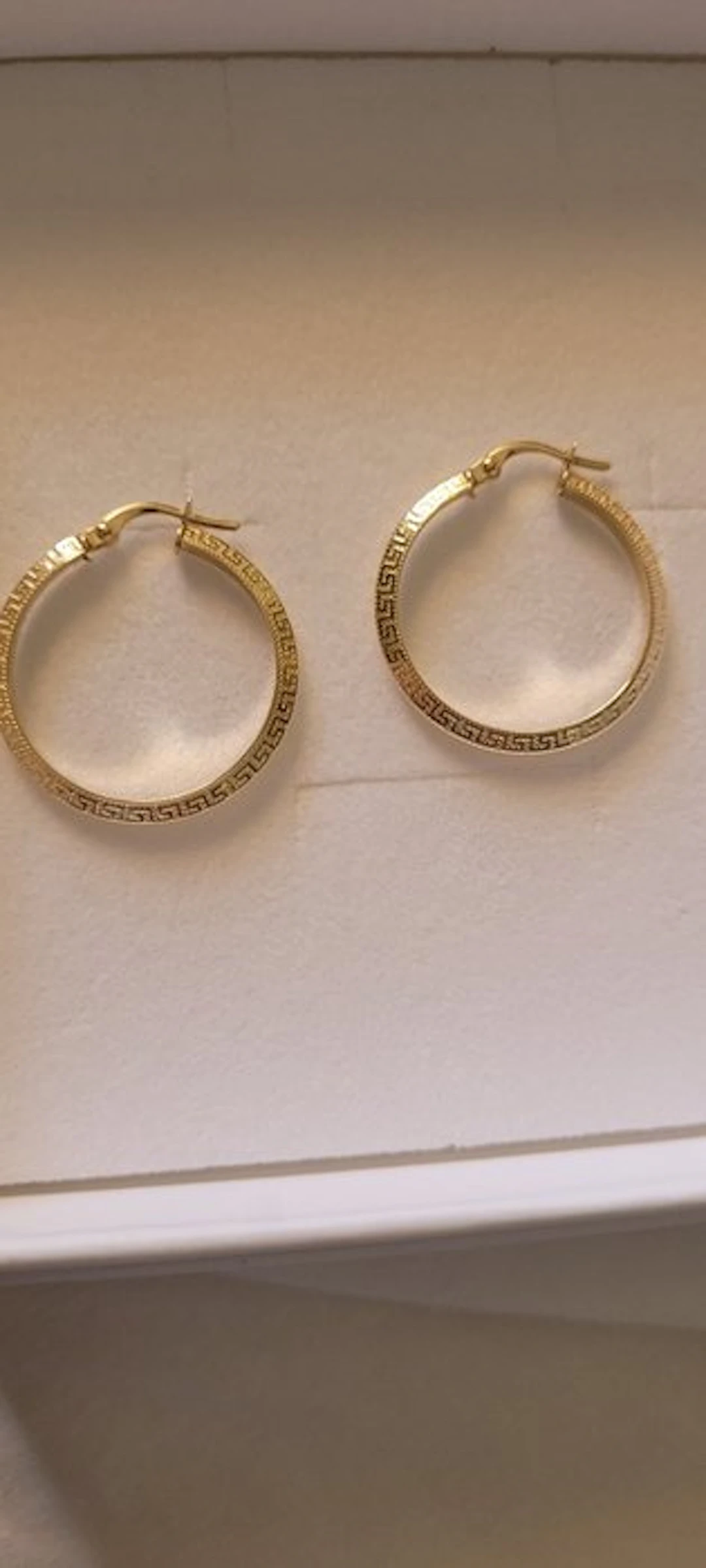 No reserve price - Hoop earrings - 18 kt. Yellow gold