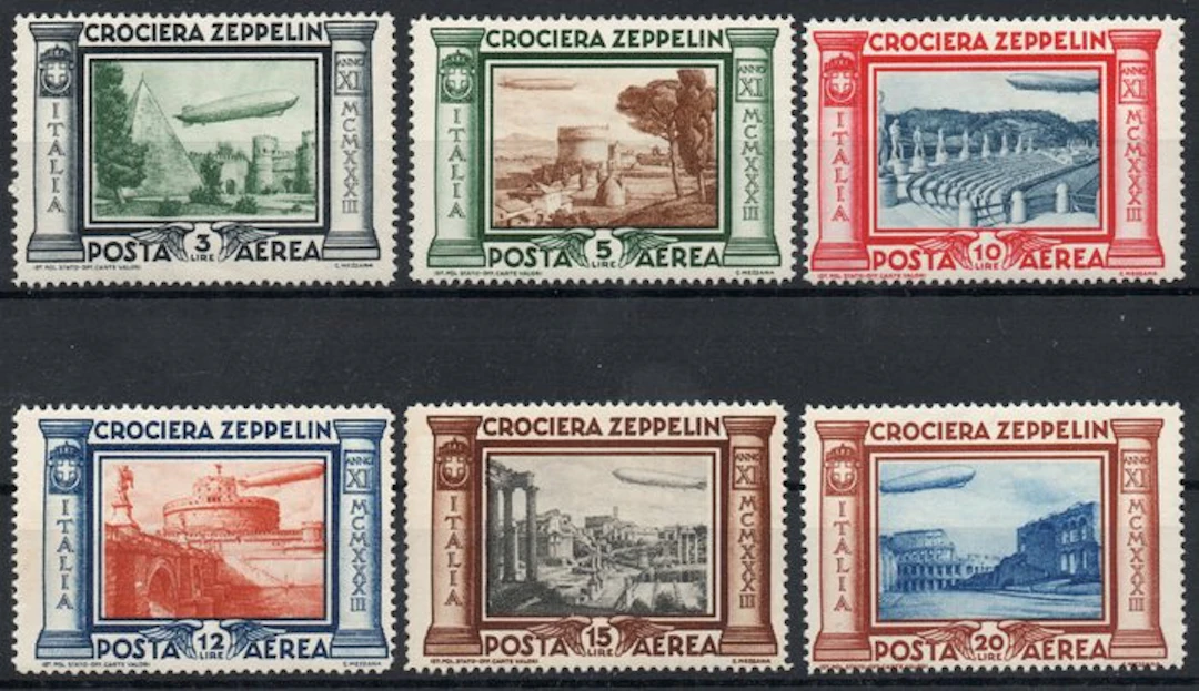 Italy Kingdom - Airmail Zeppelin cruise