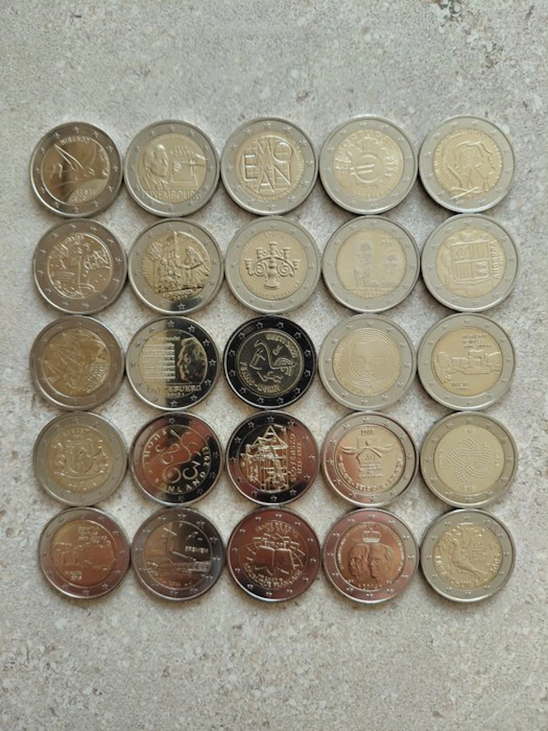 Europe. 2 Euro 2005/2026 (25 coins) (No reserve price)