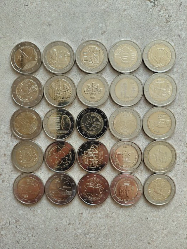 Europe. 2 Euro 2005/2026 (25 coins) (No reserve price)