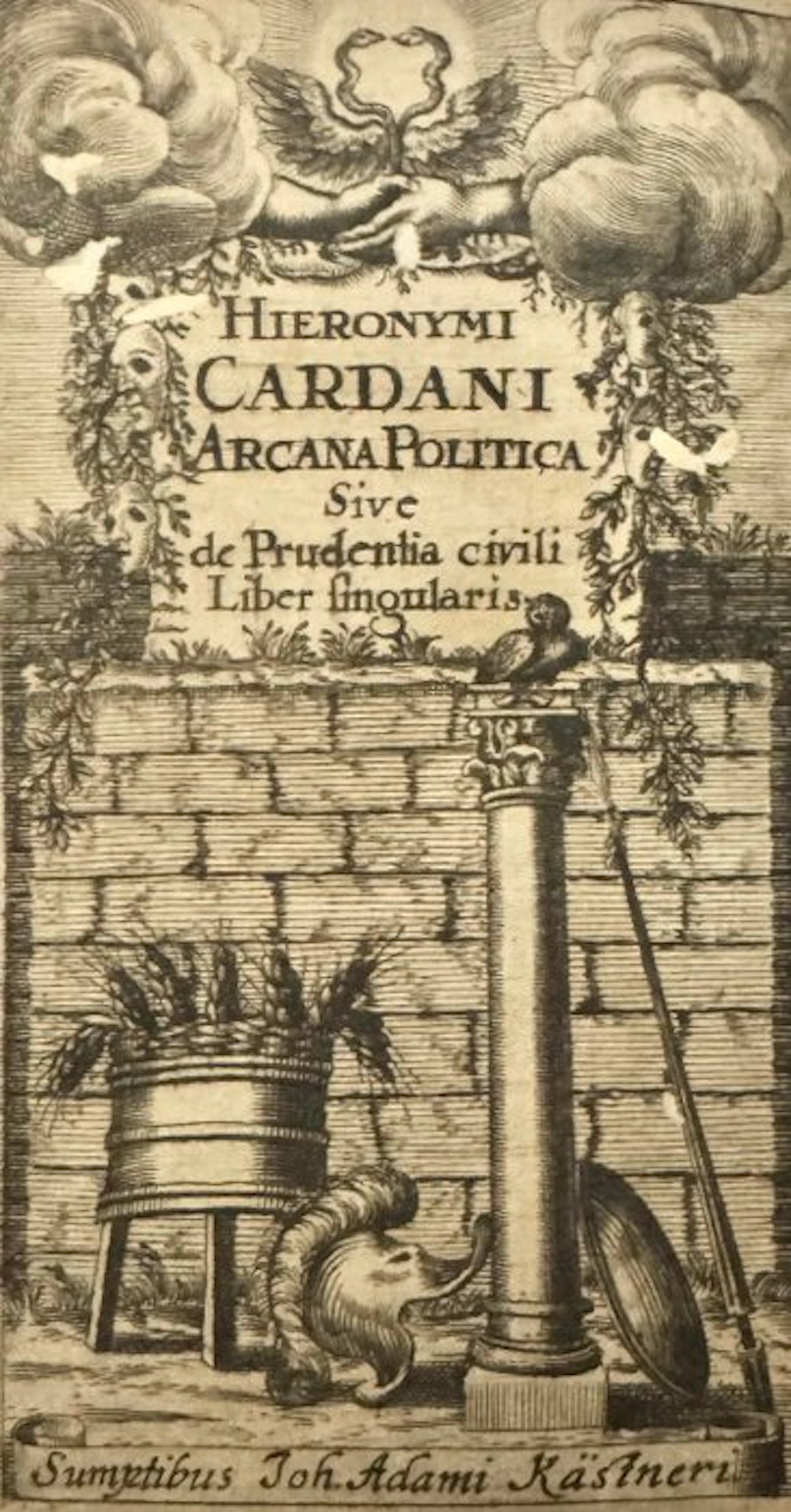 Girolamo Cardano - ARCANA POLITICA - 1668