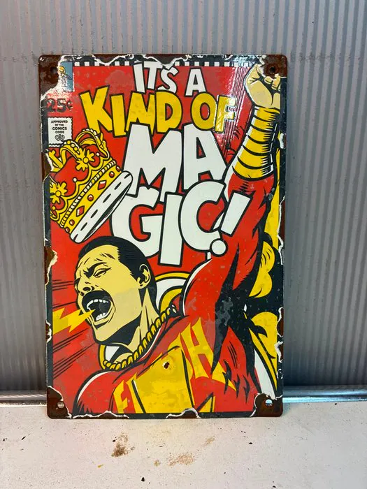 Freddie Mercury – It’s a Kind of Magic – Emaille...