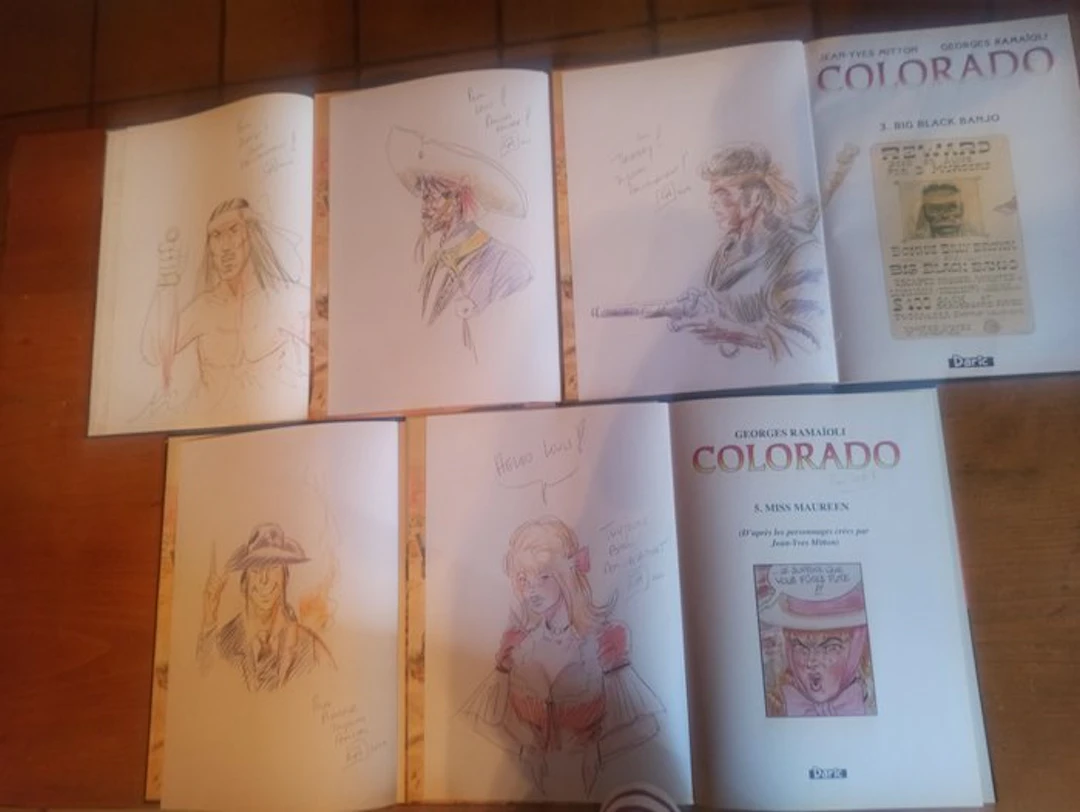 Colorado T1 à T5 + 5x dédicace - Série complète - 5x C...