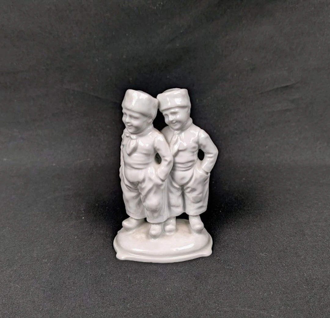 Richard Ginori - Figure - Due bambini - Porcelain