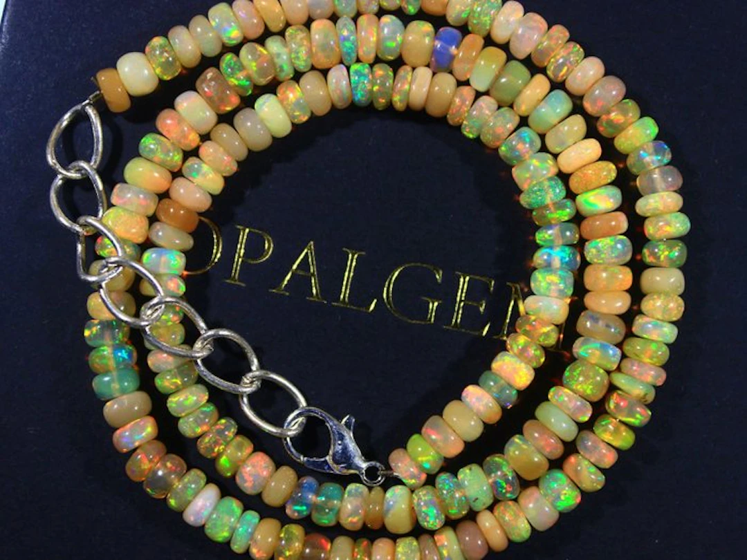 Ct. 60.0 Ethiopian Opal Beads- 12 g