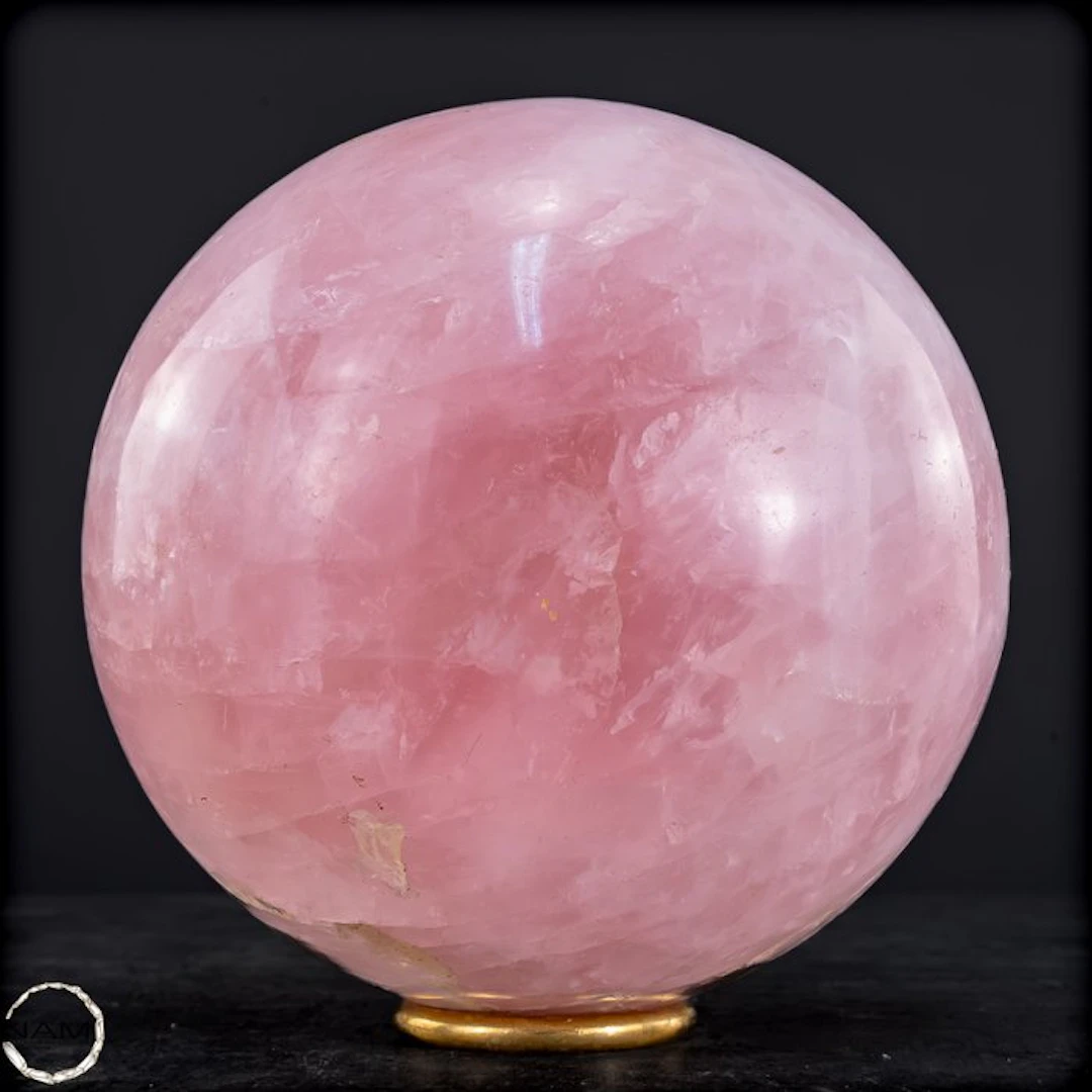 Natural rose quartz sphere from Brazil- 2790.21 g