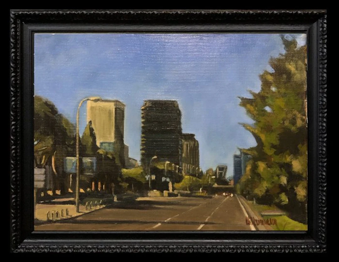 Spanish School (XX) - A Summer Morning in Madrid