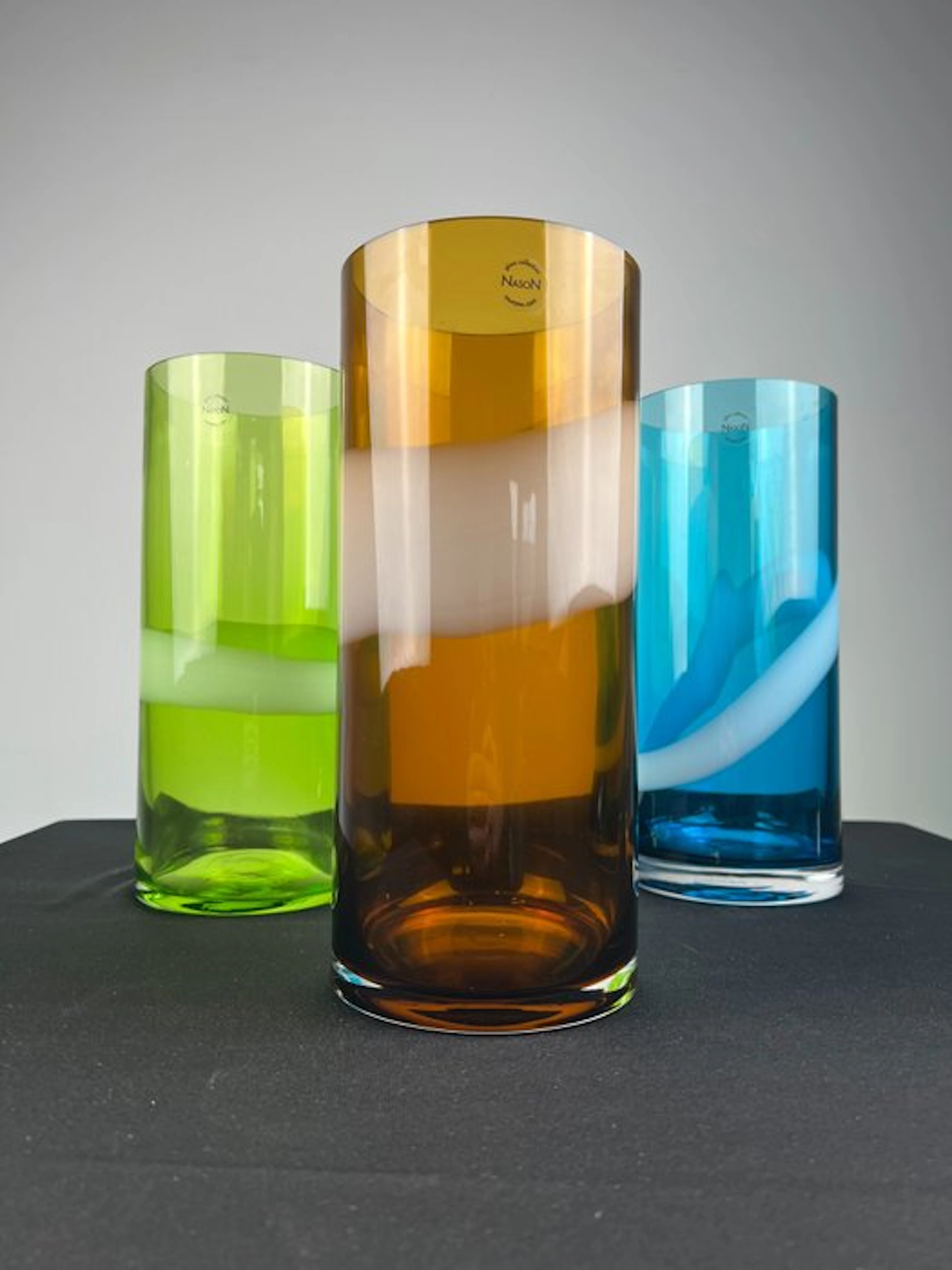 Murano.com - Carlo Nason - Vase - Murano glass - Set of...
