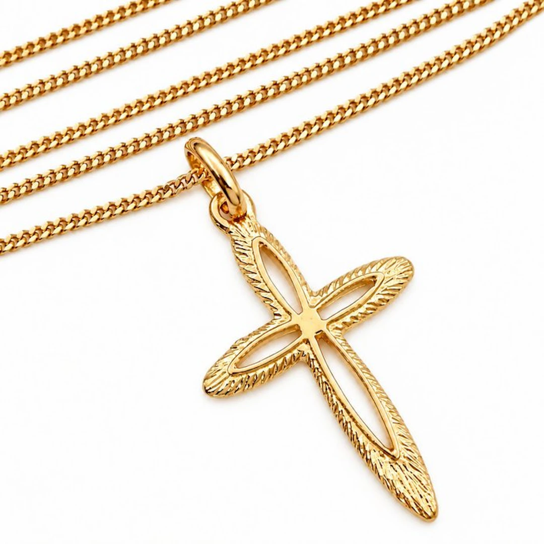 UnoAErre - Necklace - 18 kt. Yellow gold - Made in Italy - Handmade