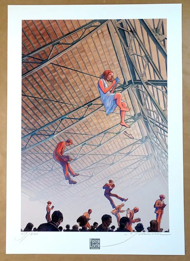 Schuiten, François - 1 Offset Print - Foire du Livre de Bruxelles - 2005
