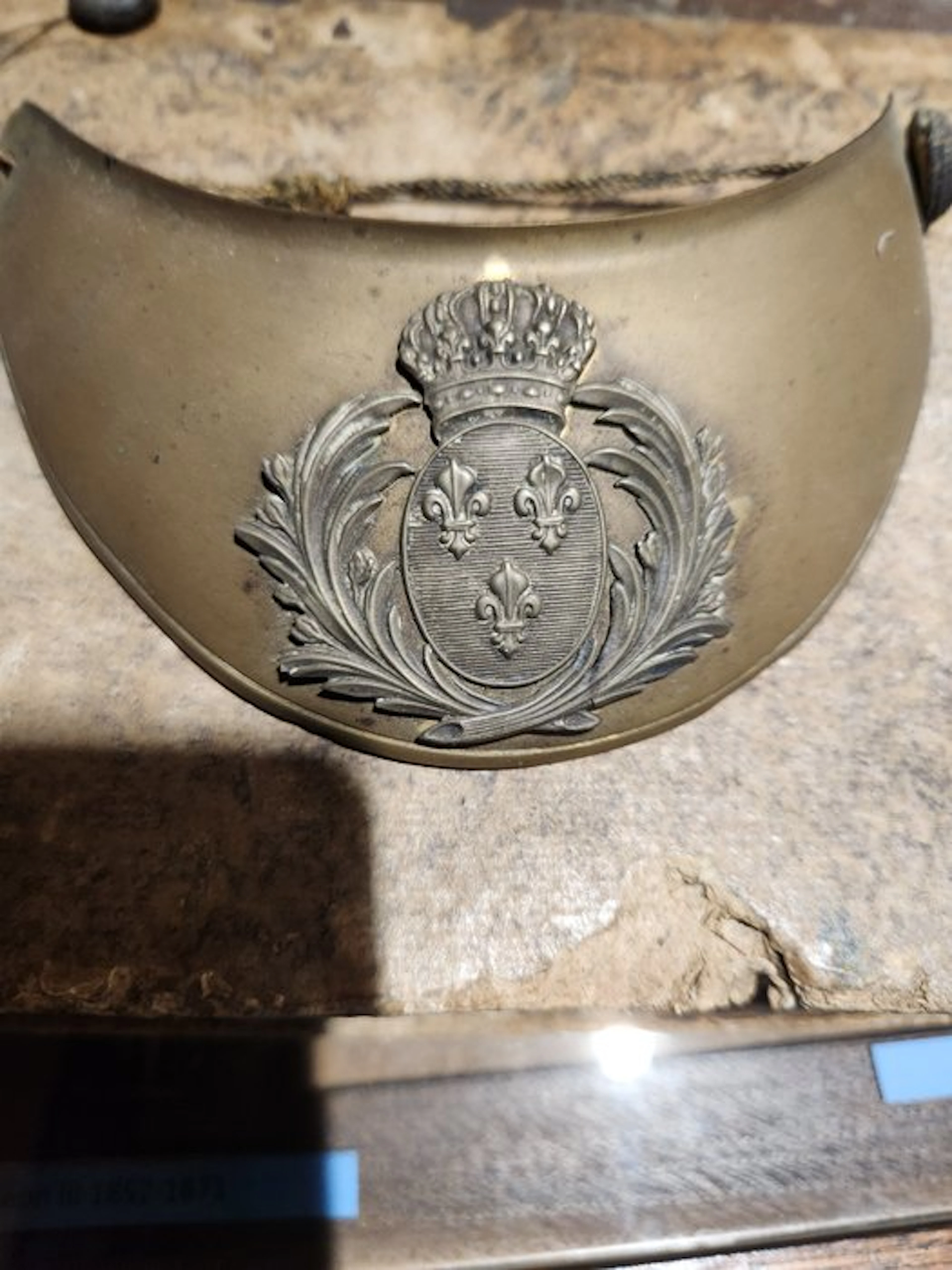 France - Authentic stand-up collar of a French infantry officer