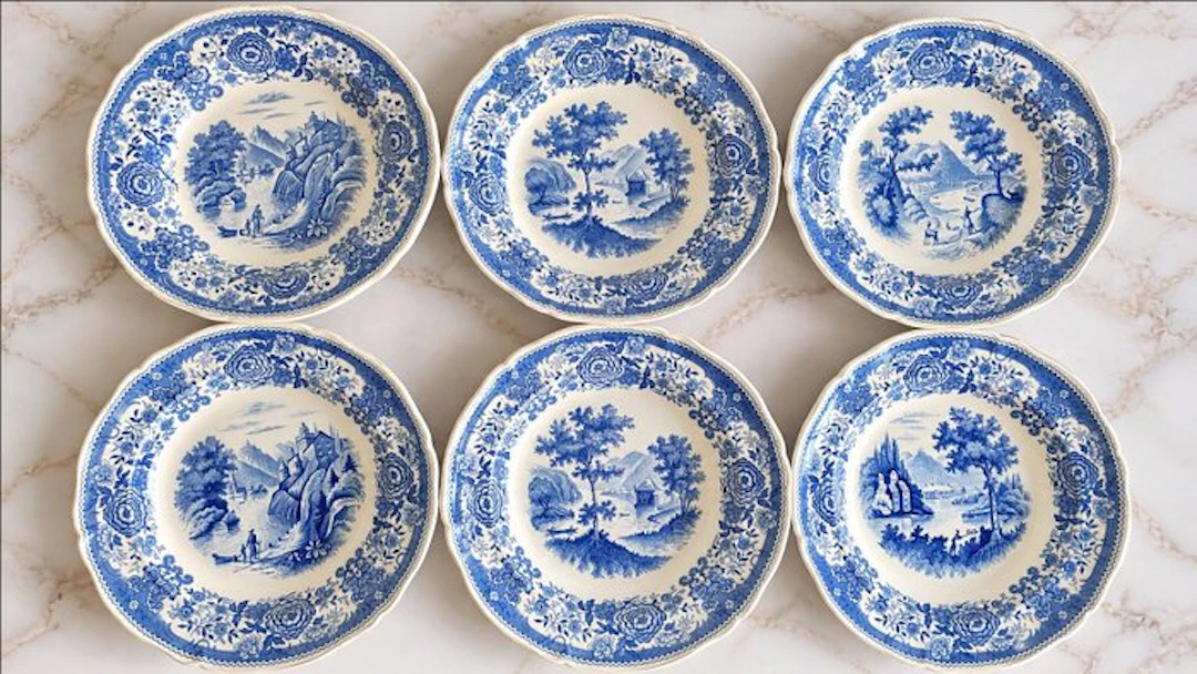 Villeroy & Boch - 6 Assiettes creuses - Table service for...