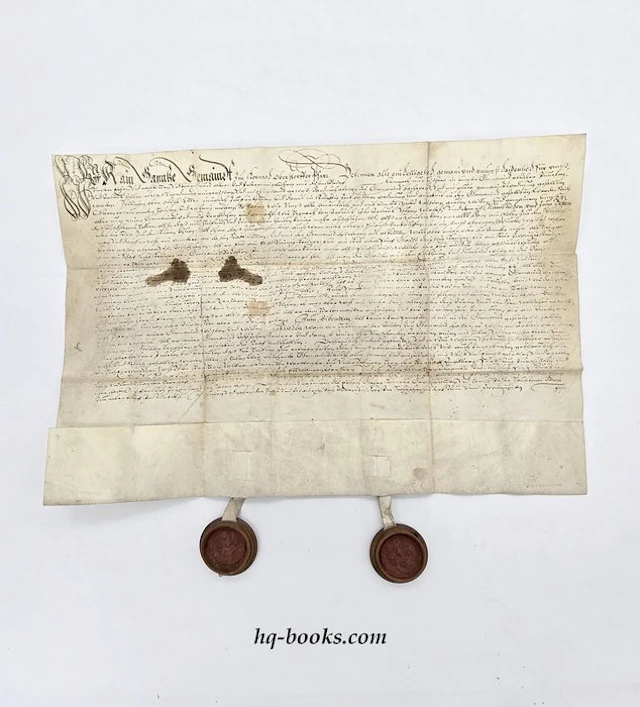 Dornach / Büsserach - Zwei Pergamenturkunden - 1590