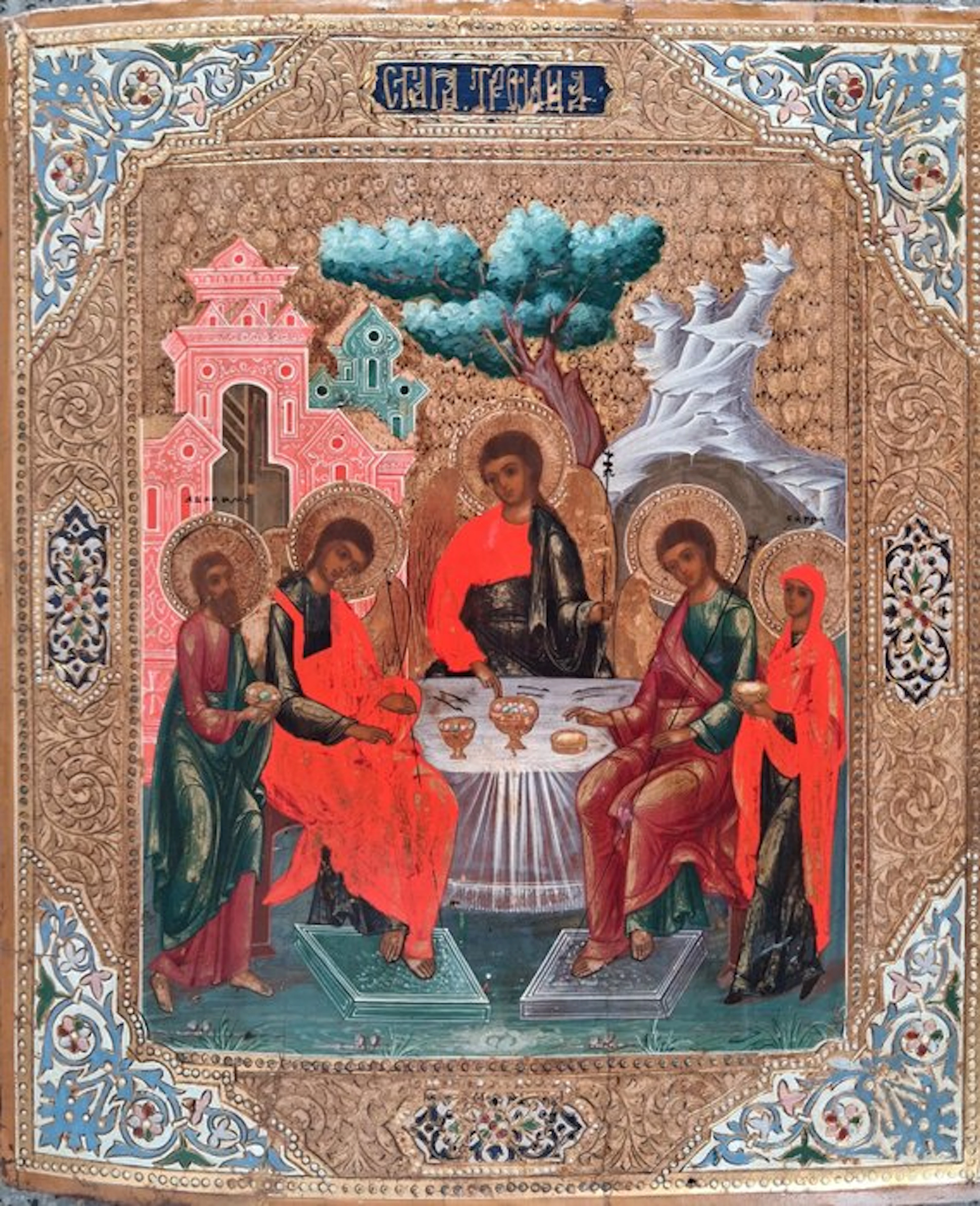 Icon - Old Testament Trinity - Wood