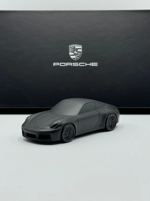 Porsche 992 Carrera black paperweight - Porsche