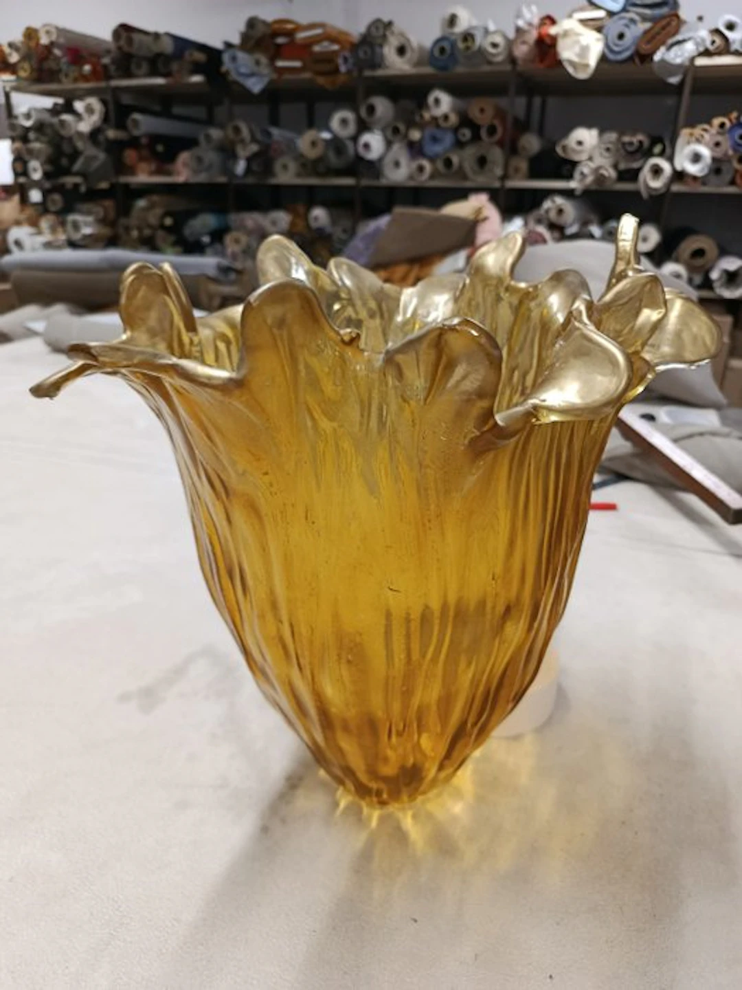 Stupendo vaso in vetro pesante - Vase - Glass - Classy