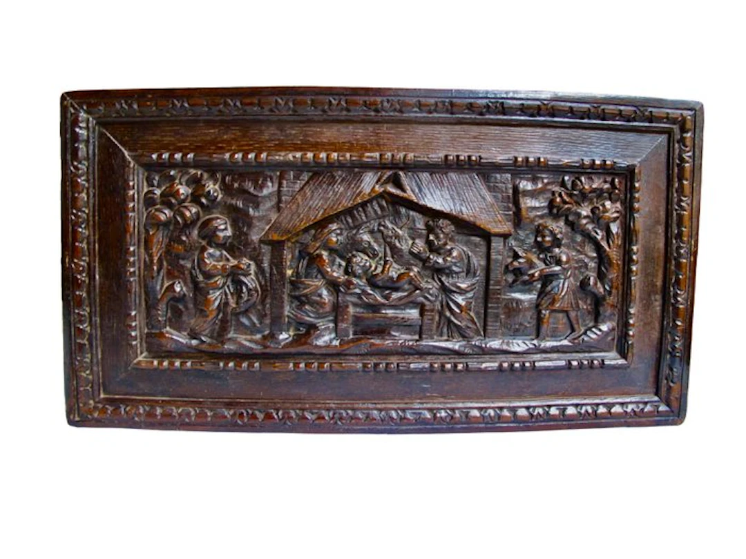 Relief, Geboorte van Jezus - 31.5 cm - Composite