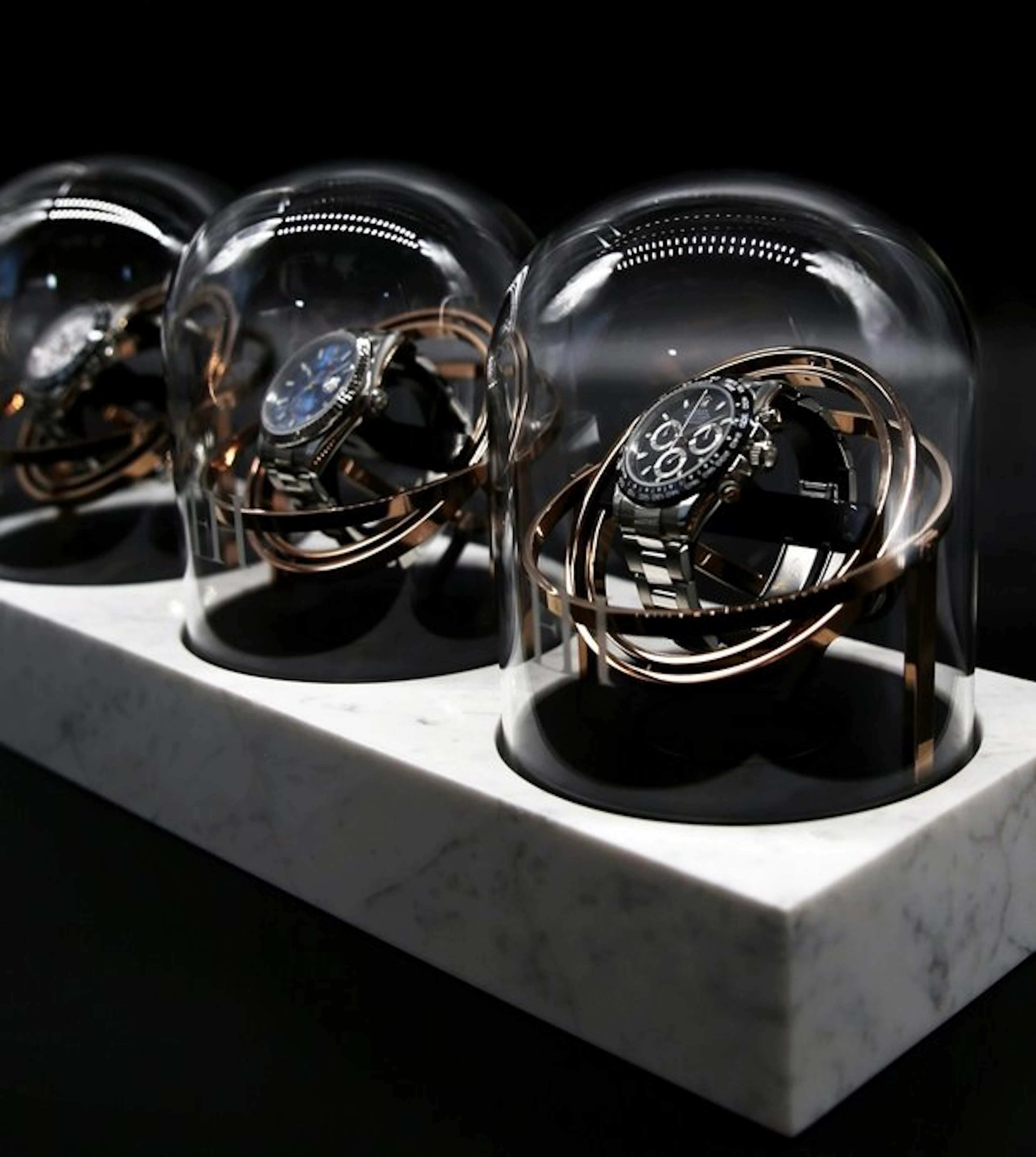 The Voyager III - Marble Watch Winder - Limited Edition...
