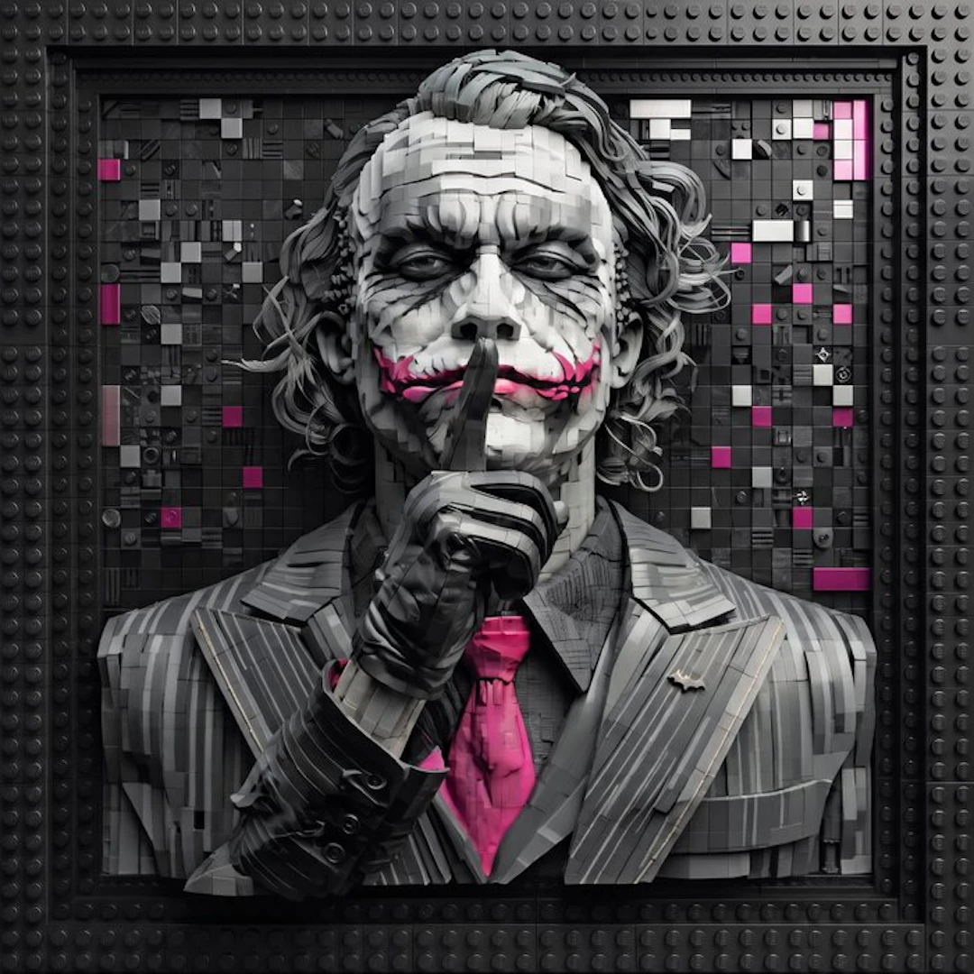 Artxlife - Lego Joker Pieces of Madness