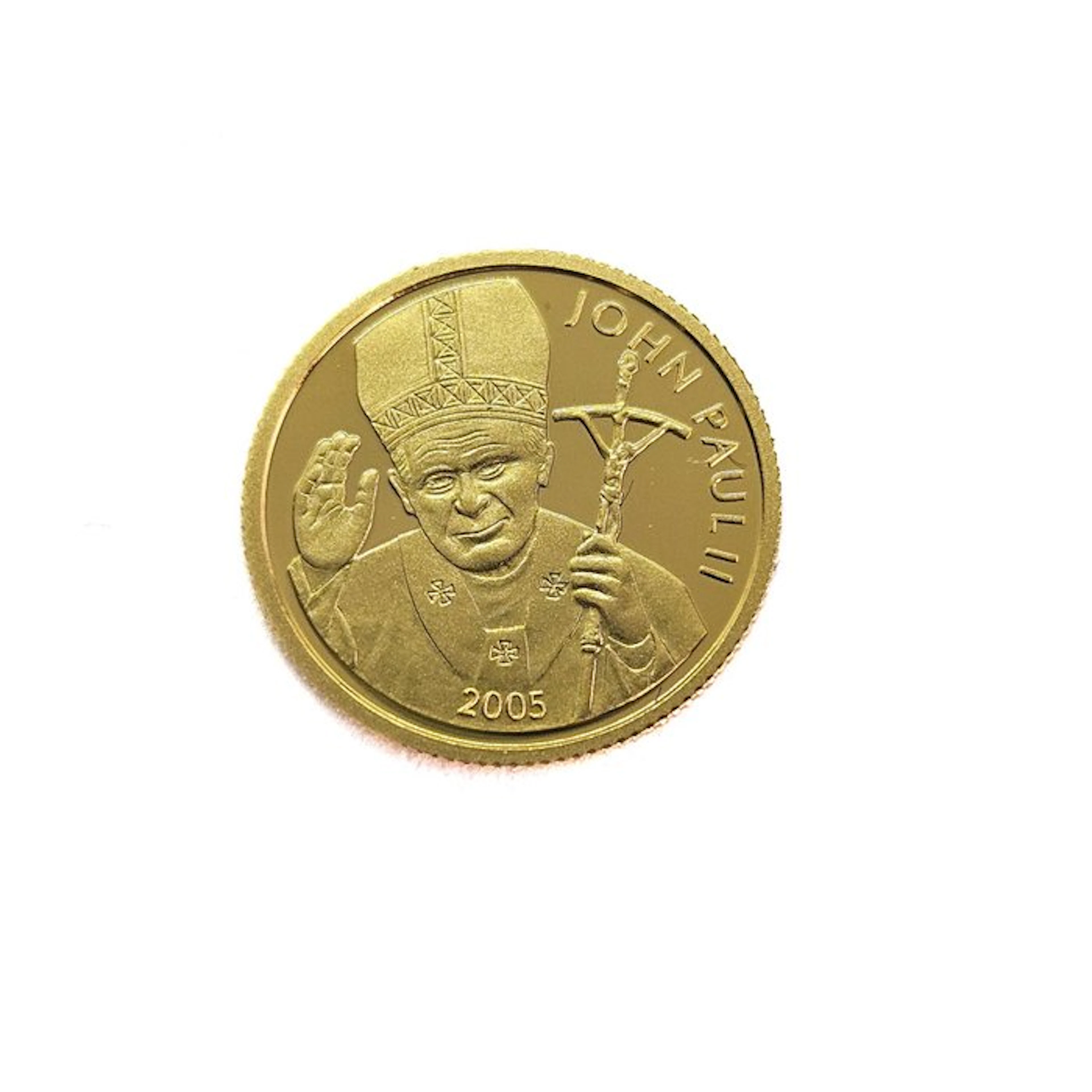 Samoa. 10 Dollars 2005 - Pope Johannes Paulus II