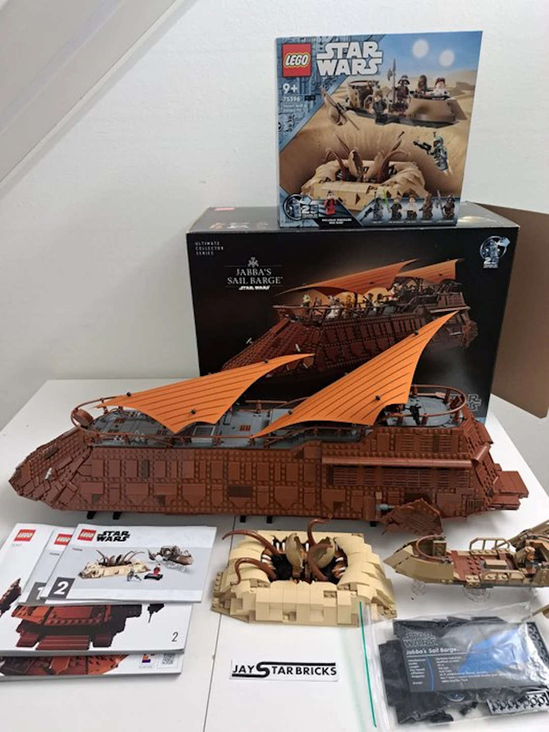 LEGO Set - Star Wars - 75397 / 75396 Jabba's Sailbarge...