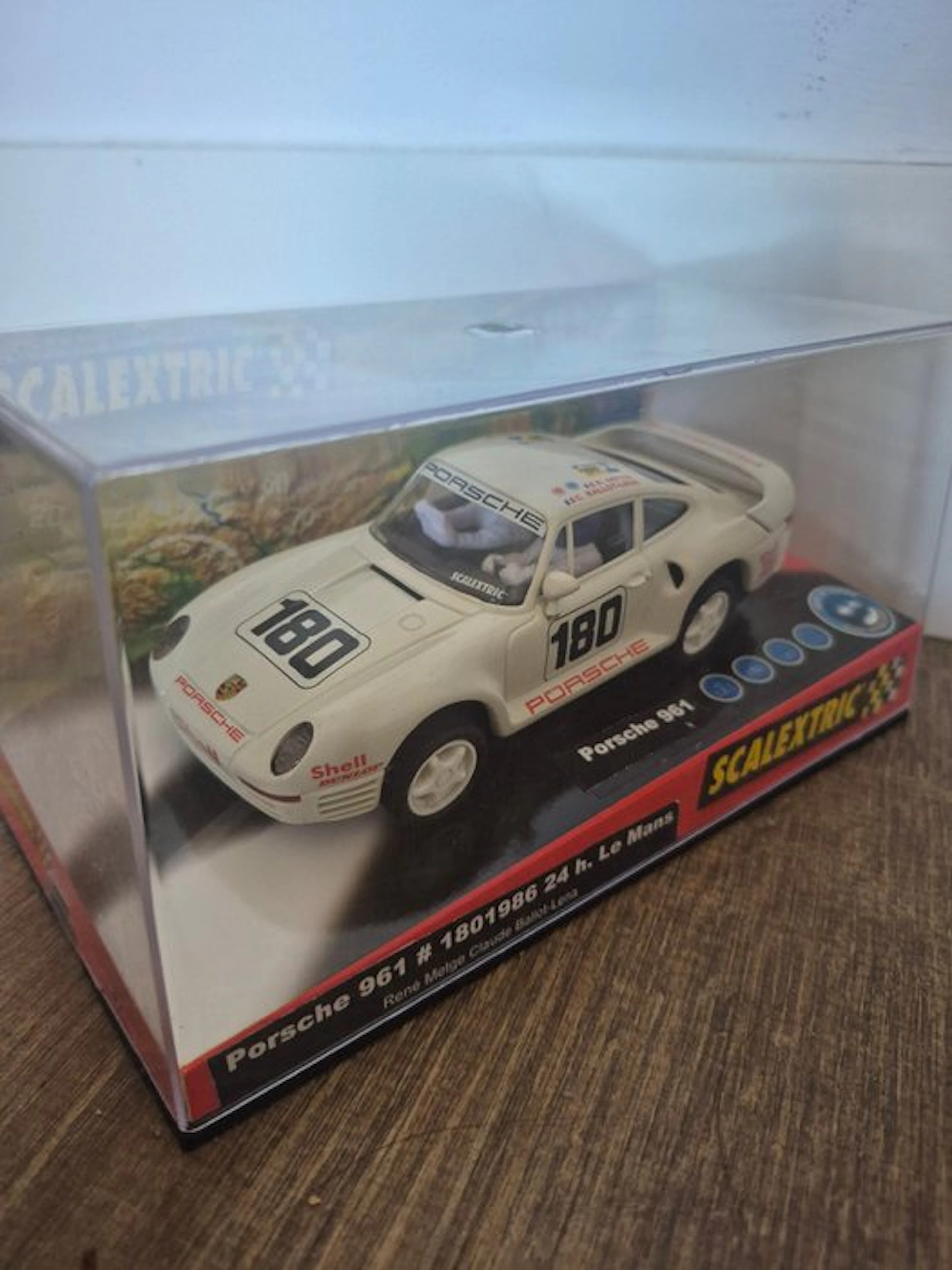 Scalextric - Slot car Porsche 961 # 1801986 24 h. Le Mans - 1980-1990
