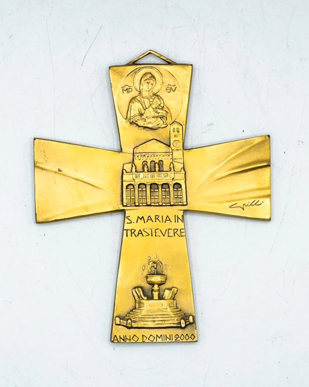 Cross - Gold-plated bronze - Edition: 1,000 copies...