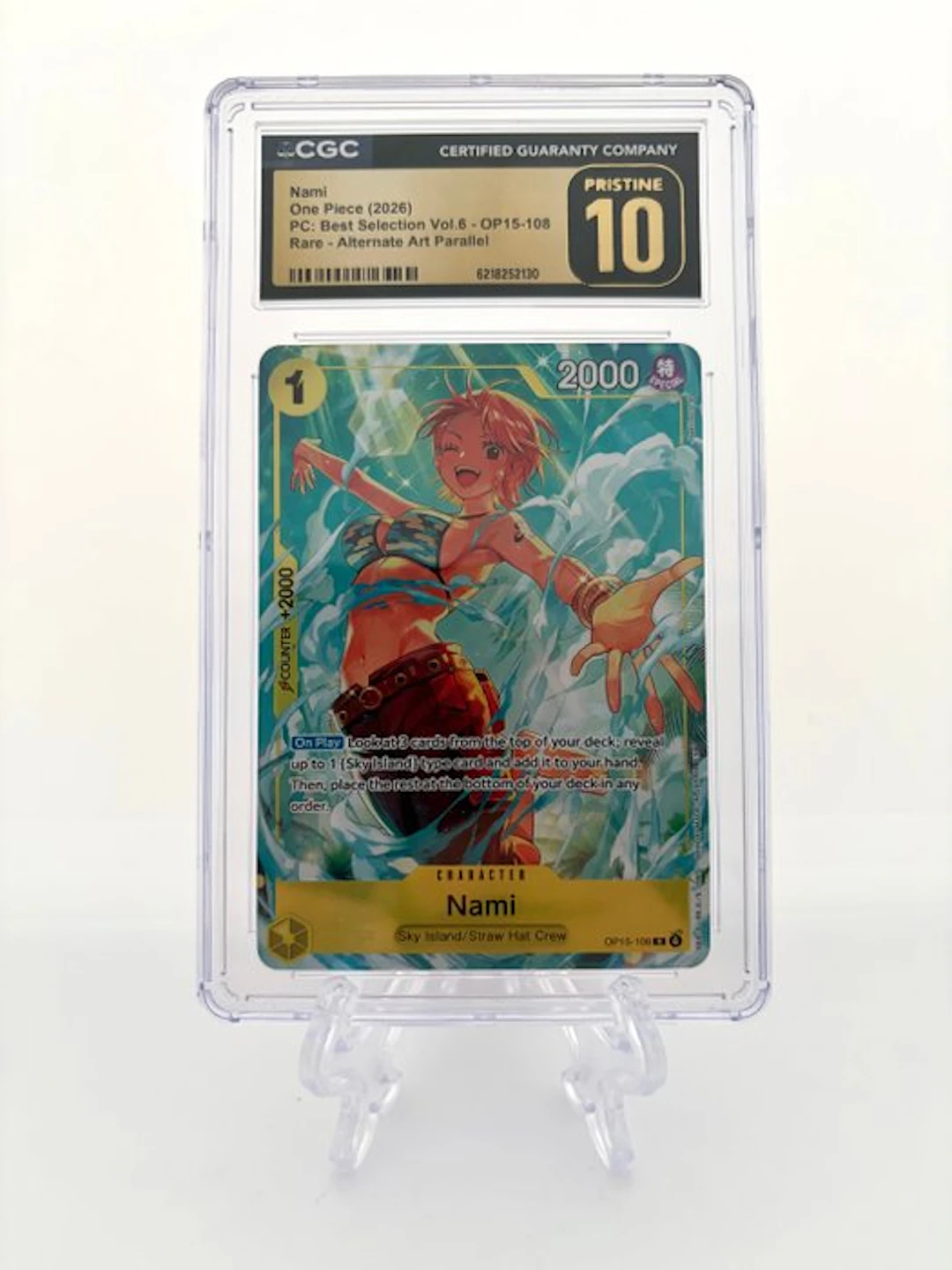 One Piece - 1 Graded card - One Piece - Nami - Best...