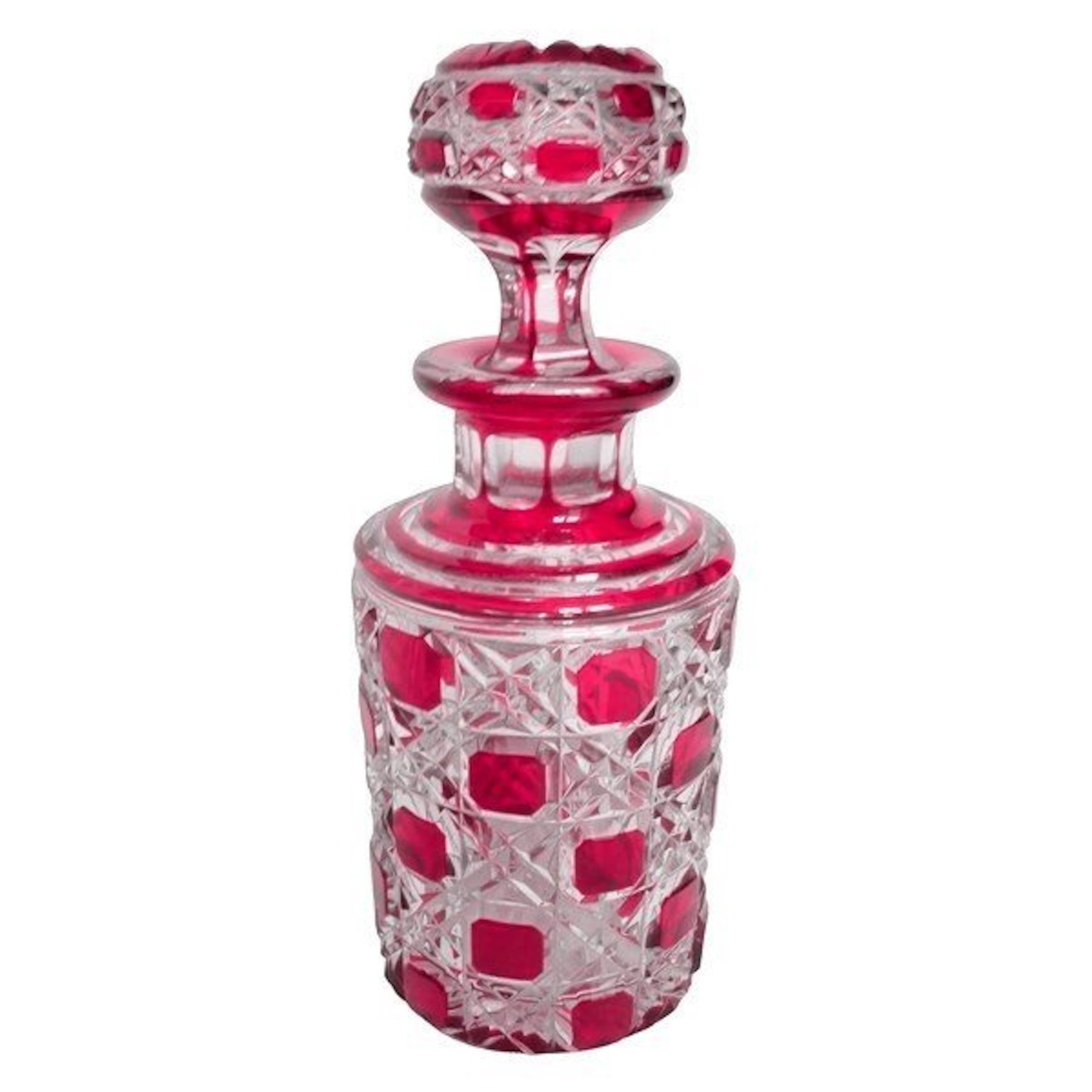 Baccarat - Perfume flask - Diamonds and Gemstones model - Crystal