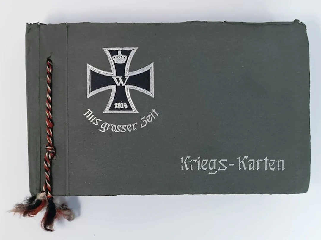 Photo album - WWI Imperial Germany Postcard Album...