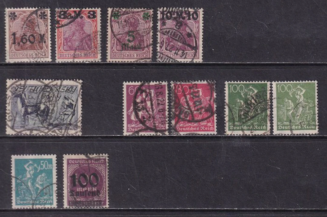 German Empire 1921 - Approved: Infla Berlin