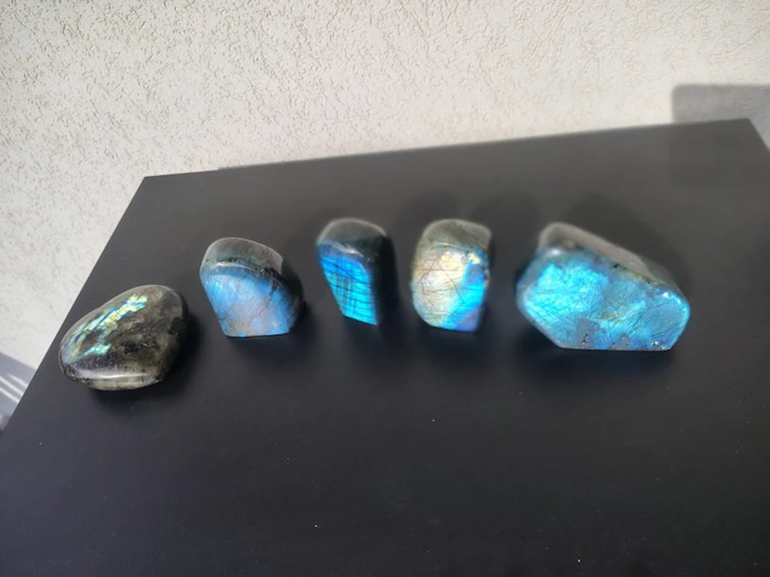 Labradorite Slices- 1450 g - (5)