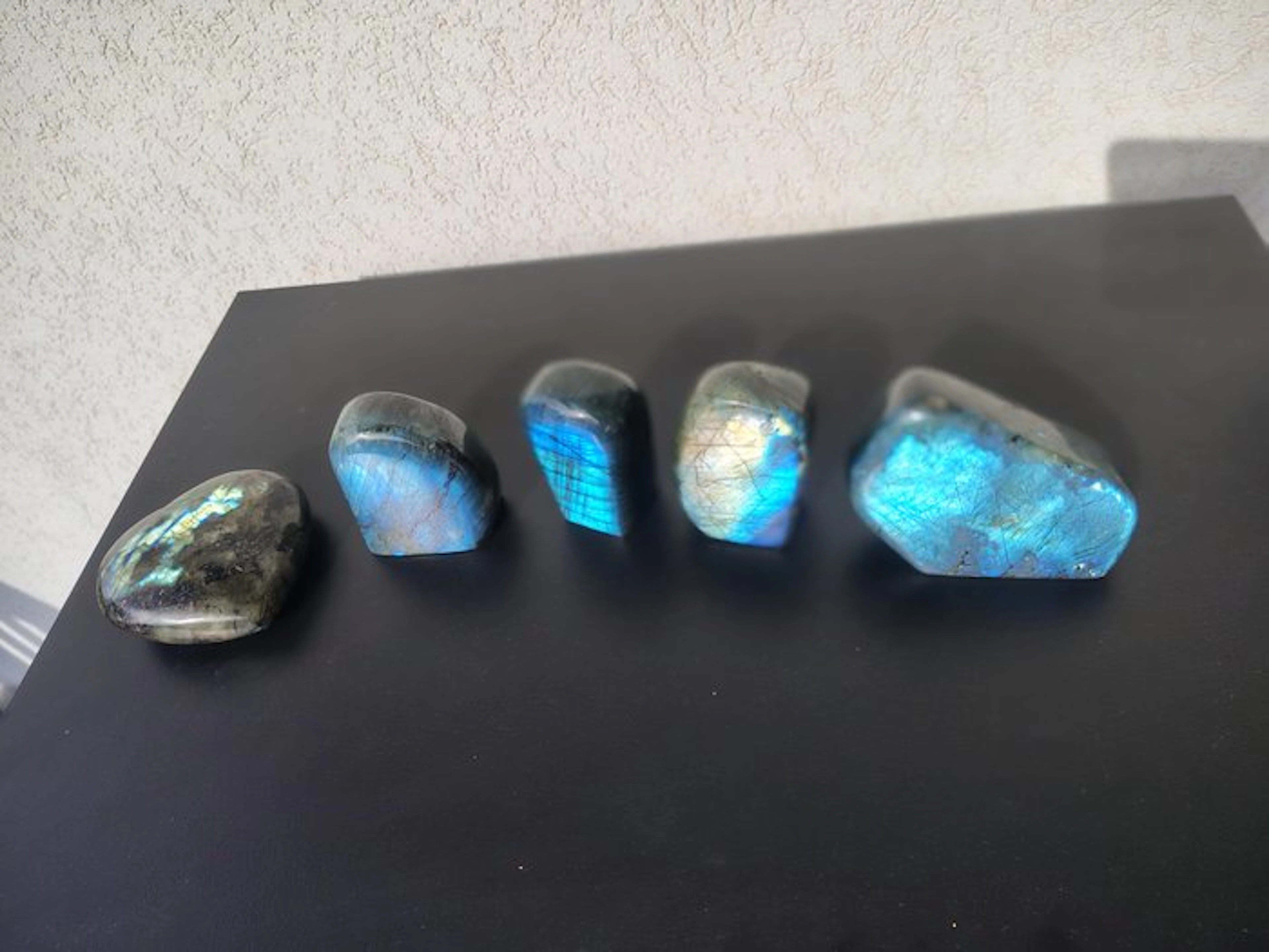 Labradorite Slices- 1450 g - (5)