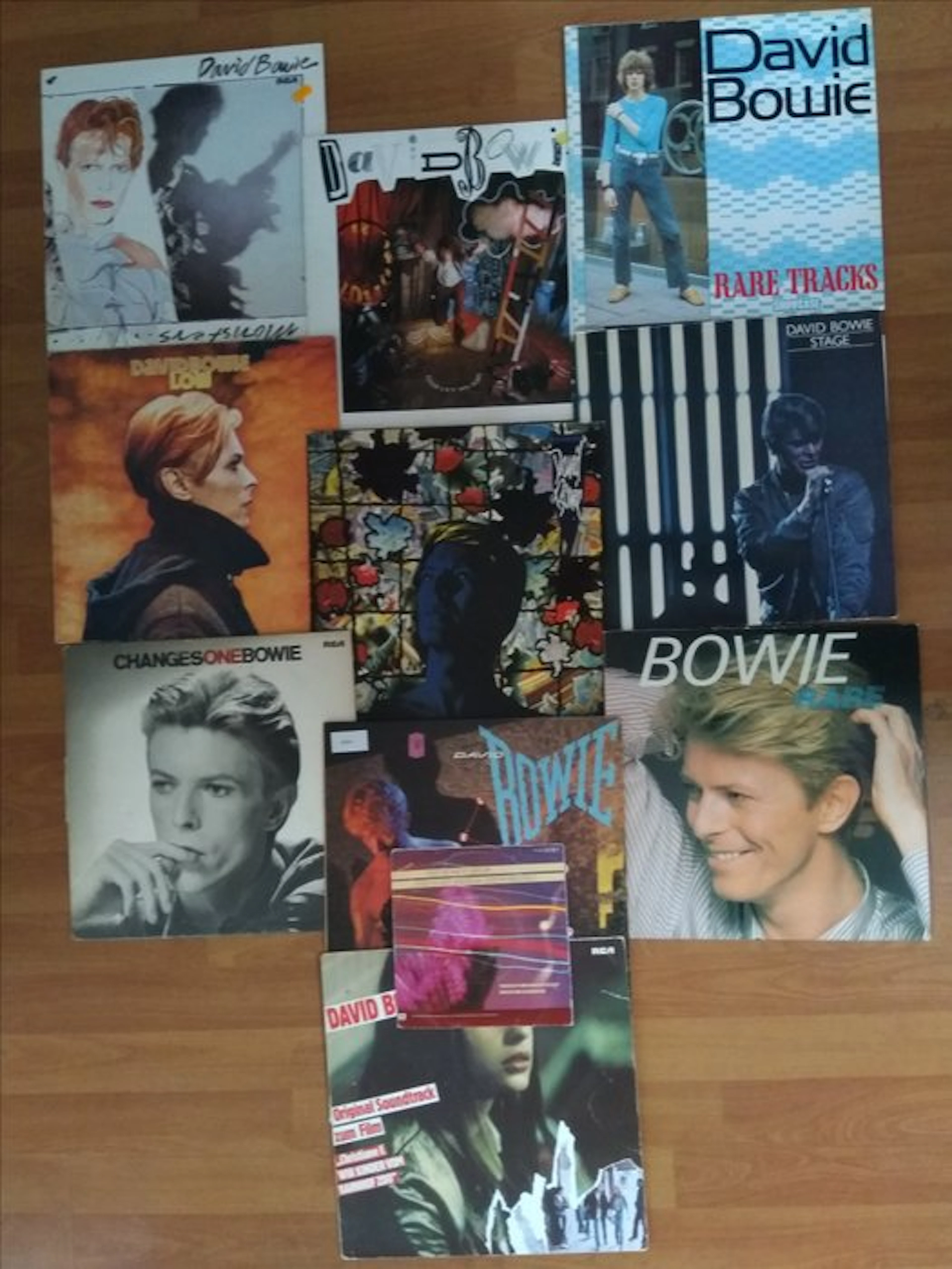 David Bowie - 10 Album + 1 Single - LP albums (multiple items) - 1973