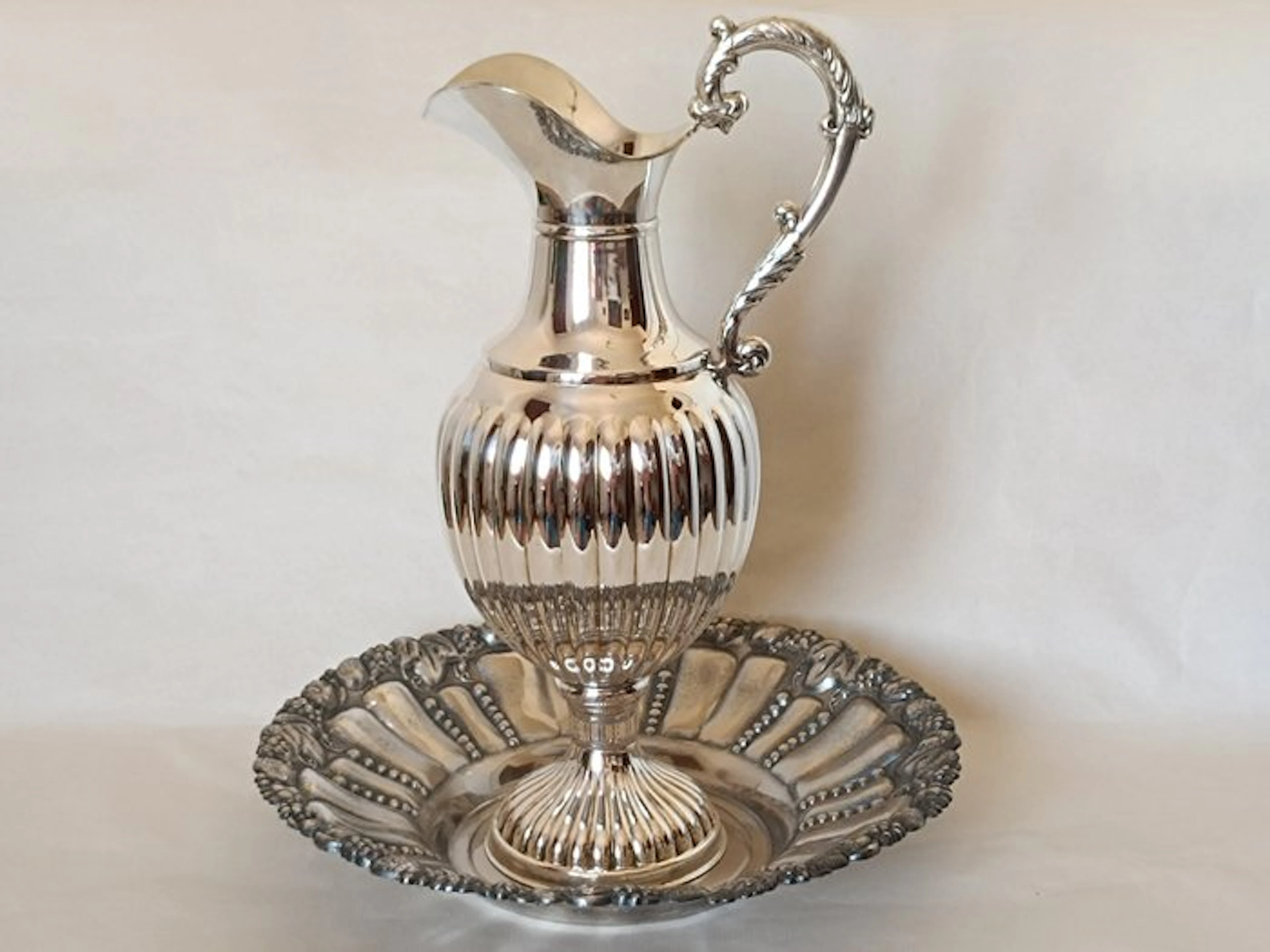 Neo-Classicism Wash basin set (2) - AL⦾COR - Alpaca Silverplated