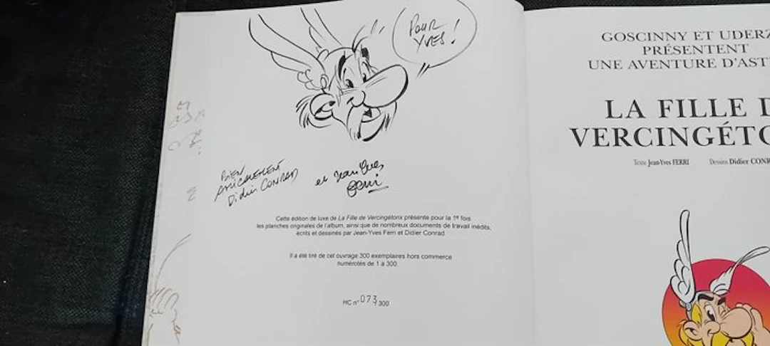 Asterix - La Fille de Vercingétorix + dédicace - C - 1...