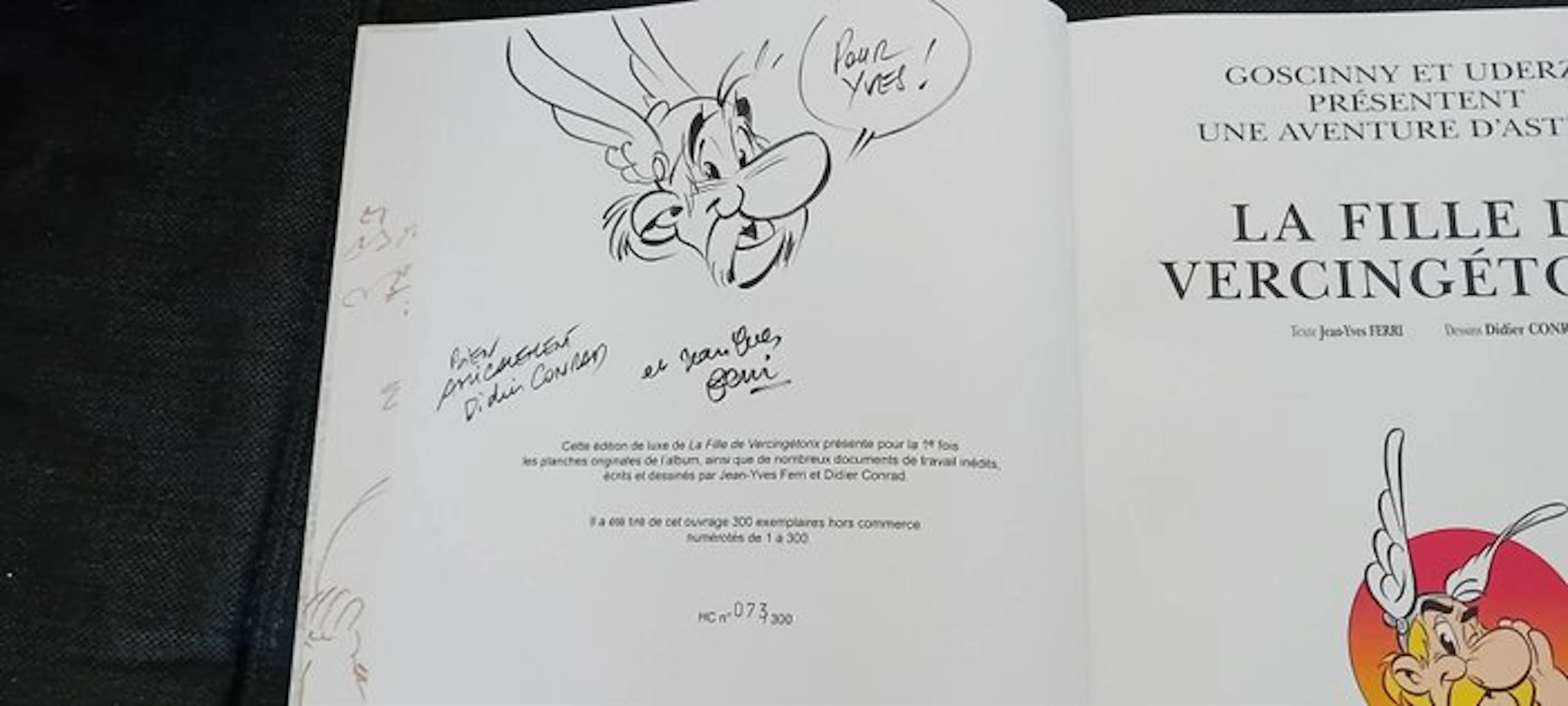 Asterix - La Fille de Vercingétorix + dédicace - C - 1...