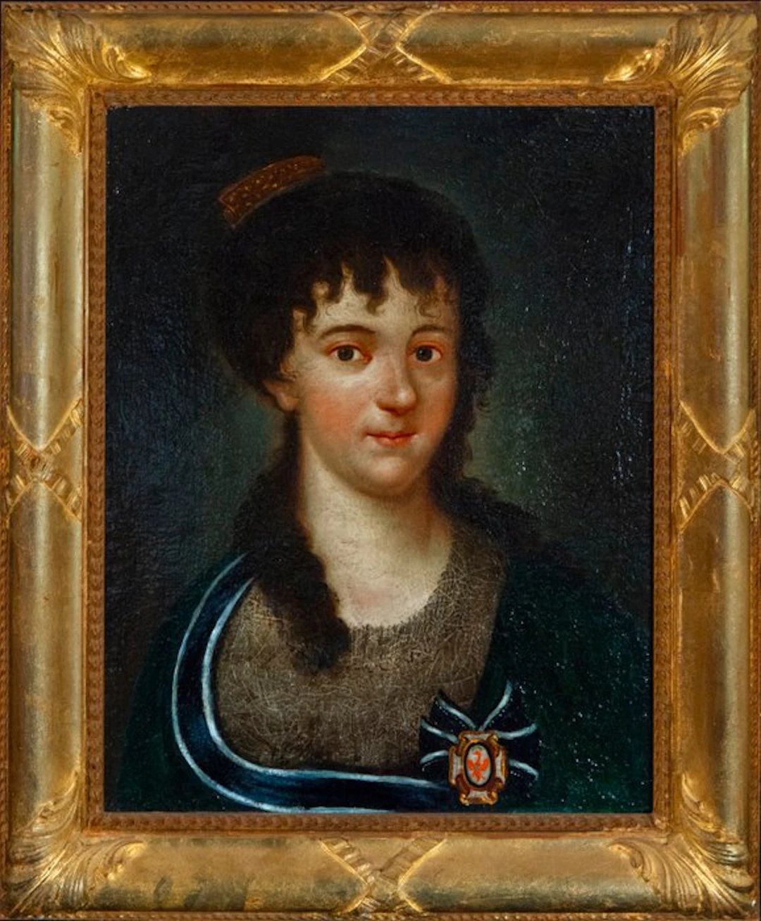 European School (XVIII) - Aristocratic lady, traditionally identified as María